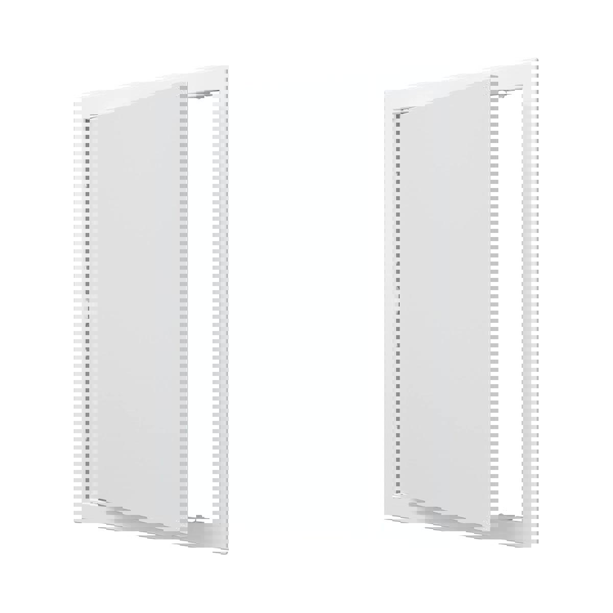 Изображение товара Ревизионный люк AURAMAX AD3040 нажимной 318x418 мм с фланцем пластик белый