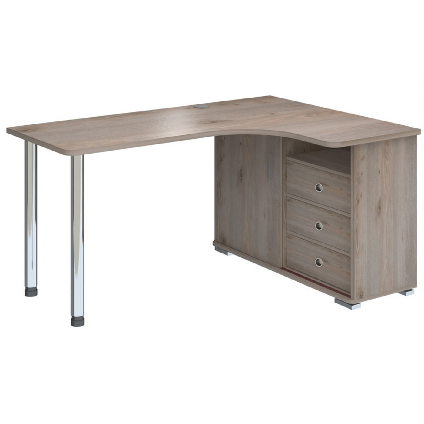 Изображение товара Стол Мэрдэс СР-165СМ Н-ПРА 116x75x160 см из ЛДСП в цвете ясень шимо светлый