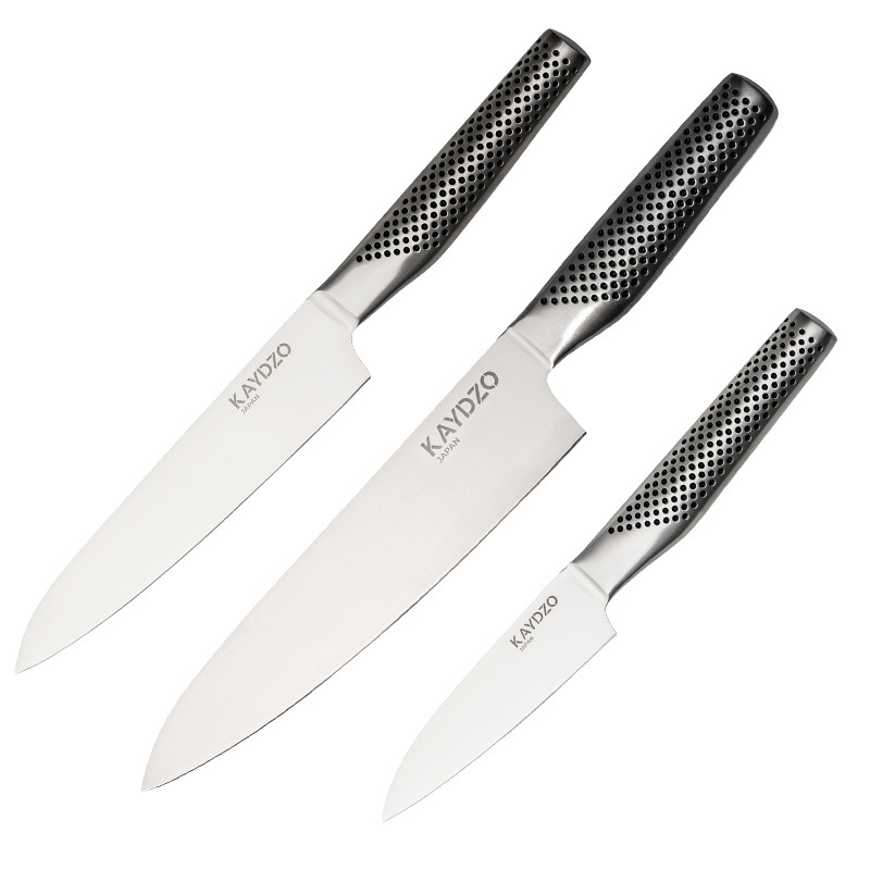 Изображение товара Набор японских кухонных ножей 3 в 1 Kaydzo Kamachi сталь AUS-8 KK-3000