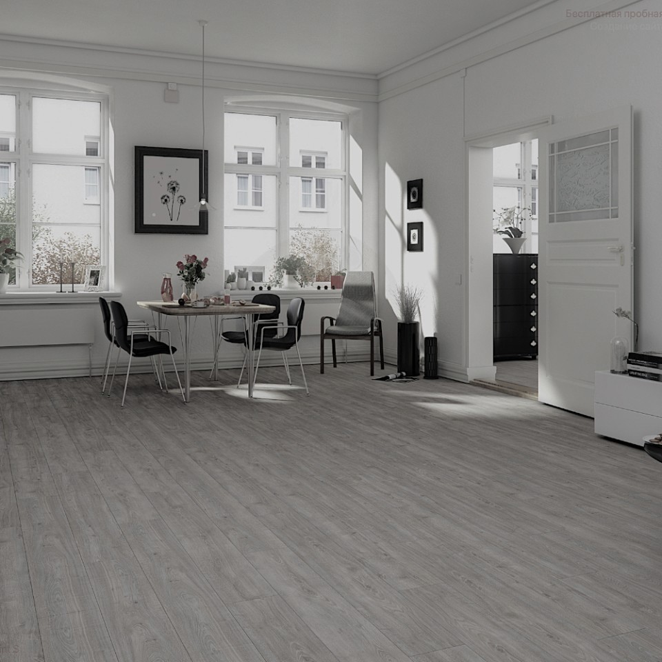 Изображение товара Ламинат Greenwald Romantica Дуб Карера 8 мм 4 фаски 2.1 м², класс 33, влагостойкий