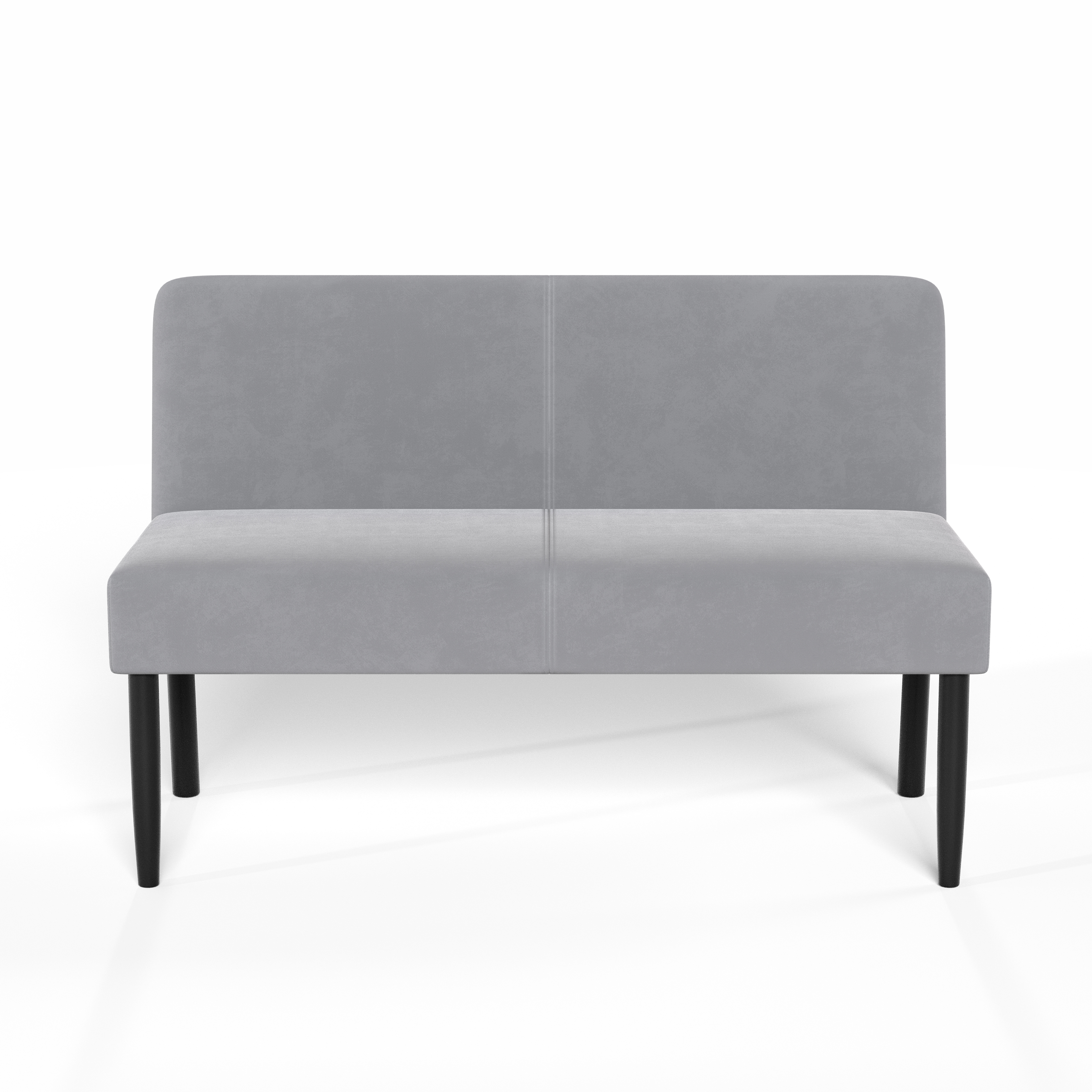 Изображение товара Диван Мюнхен 120x78x57 см велюр серый компактный для дома и офиса