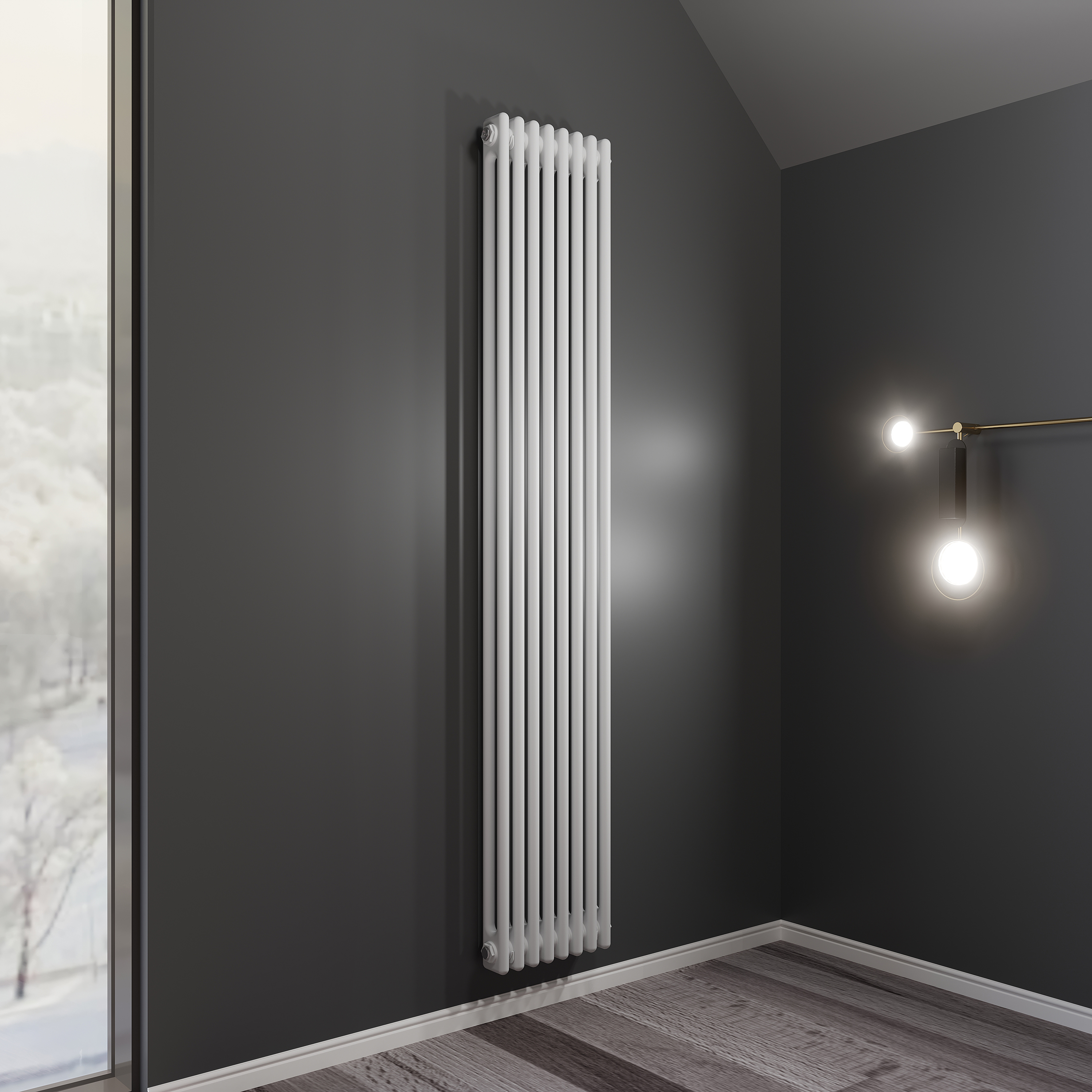 Изображение товара Радиатор трубчатый Faberg Extra 2 1724 мм стальной белый