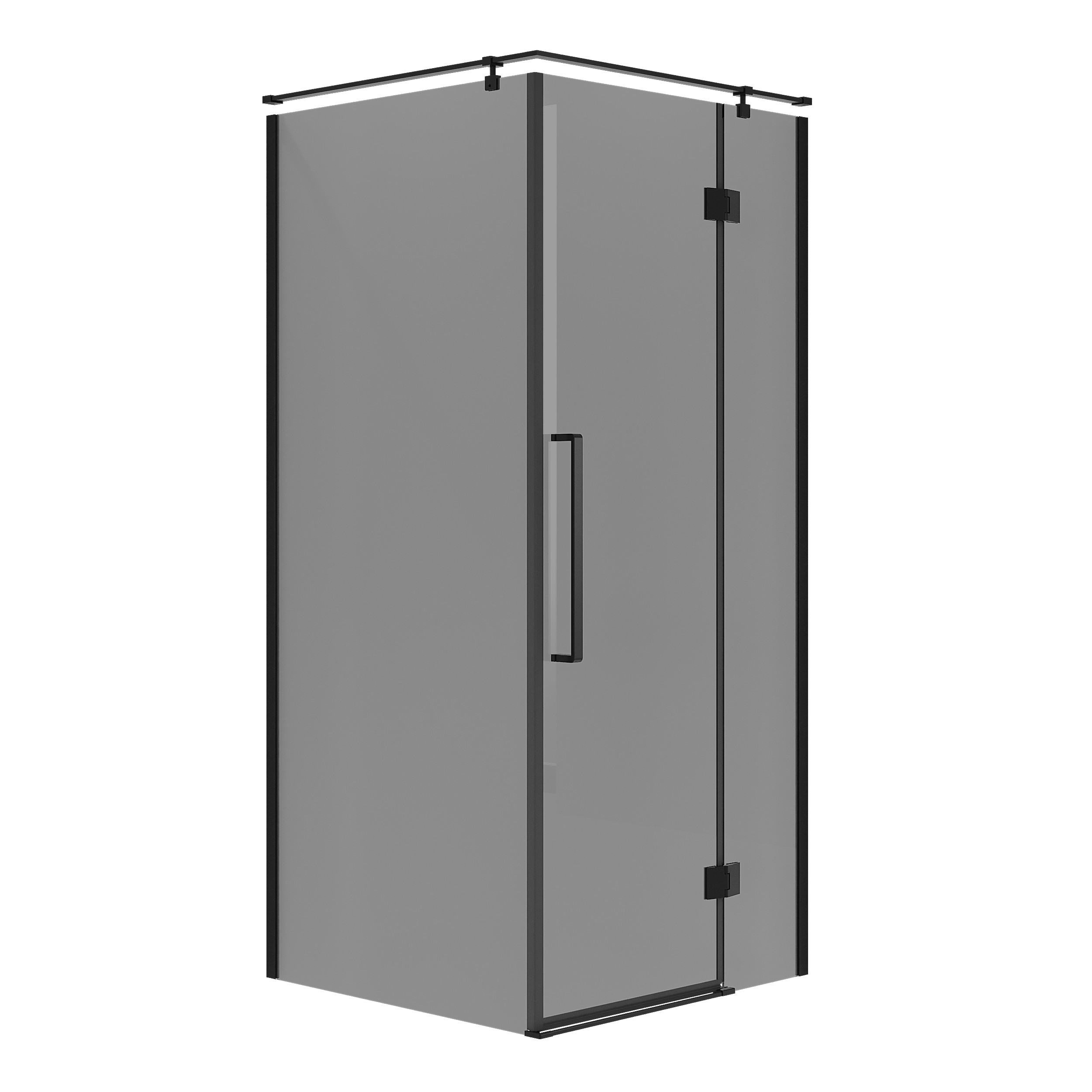 Изображение товара Душевая перегородка Niagara NG-2831-34BLACK 90x195см черный профиль