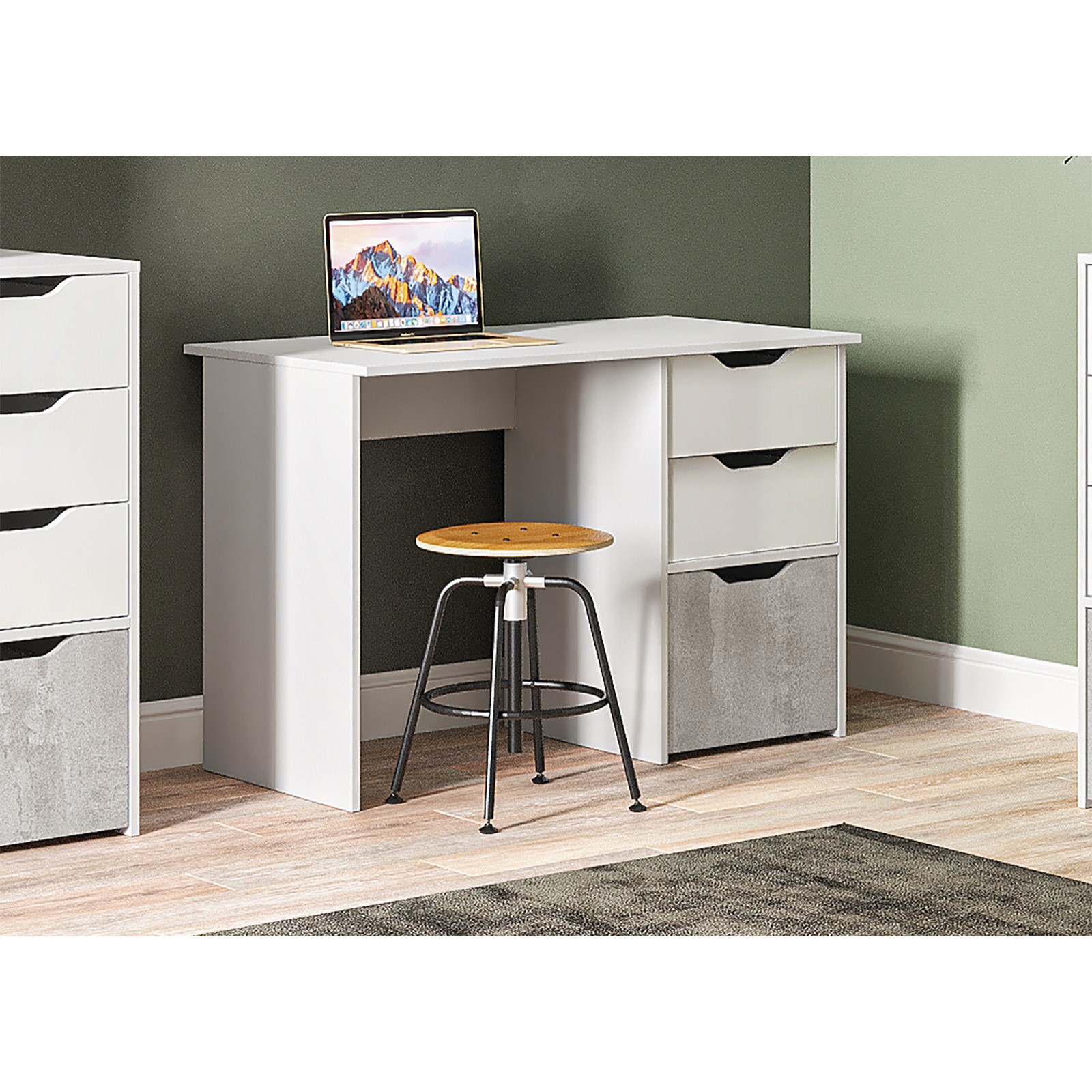 Изображение товара Стол Simaland 10699923 белый 61x75x58.4 см ЛДСП