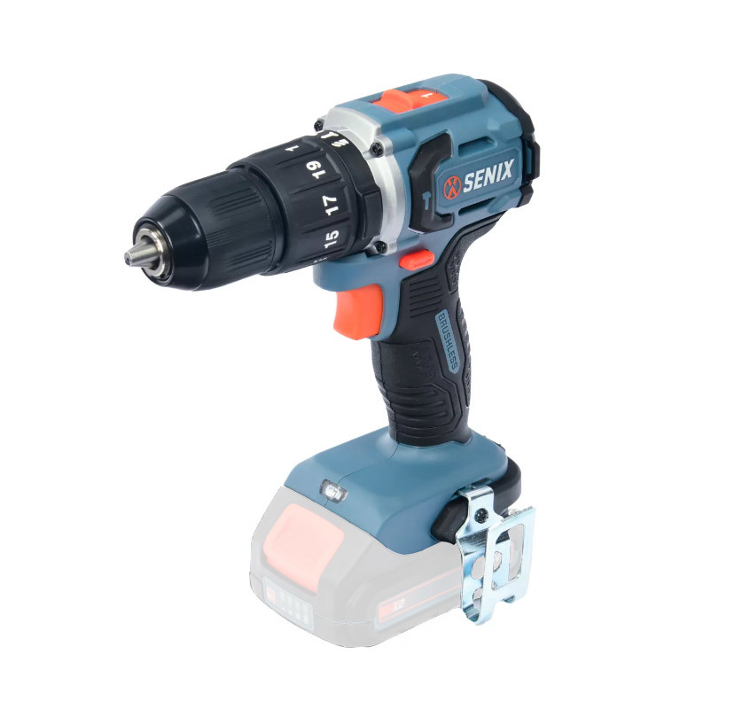 Изображение товара Дрель-шуруповерт аккумуляторная бесщеточная ударная Senix PDHX2-M2-EU-0 НСК, PDHX2-M2-EU-0 НСК, 20 В Li-Ion без АКБ и ЗУ