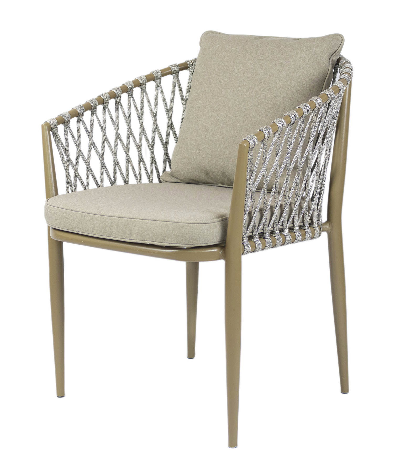 Изображение товара Кресло садовое Azzura R239PE Split 60 см x 65 см x 78 см алюминий бежевый