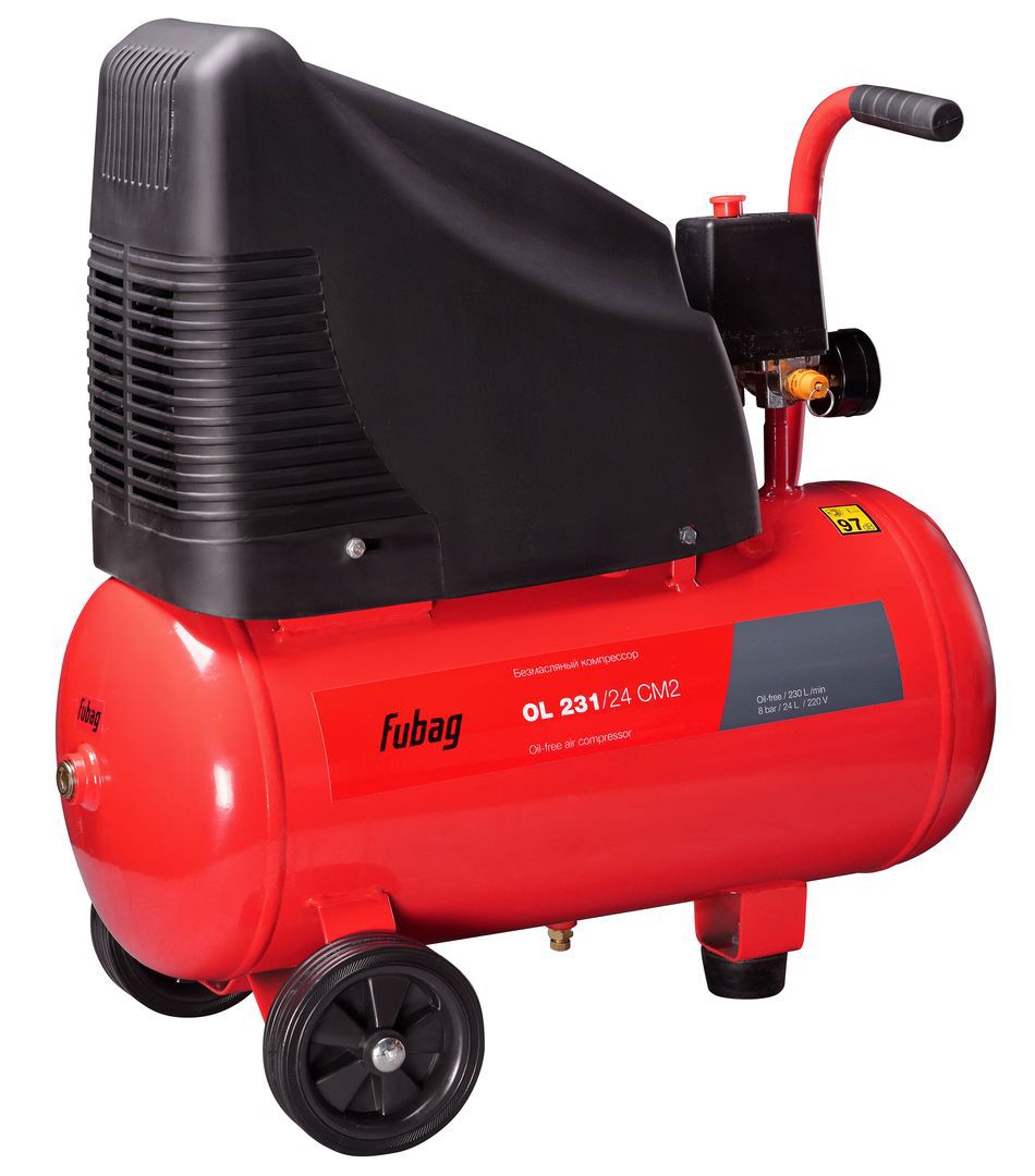Изображение товара Компрессор поршневой безмасляный Fubag OL 231/24, 24 л, 230 л/мин