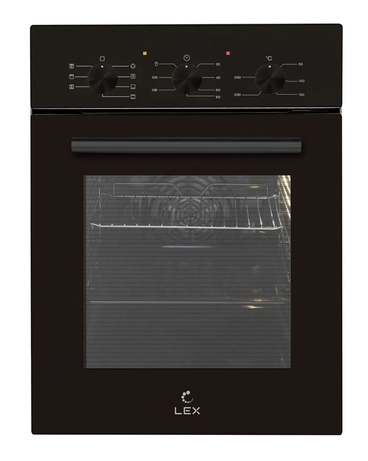 Изображение товара Духовой шкаф Lex EDM 4545 BL черный, встроенный, 45 см, 55 л, 7 режимов