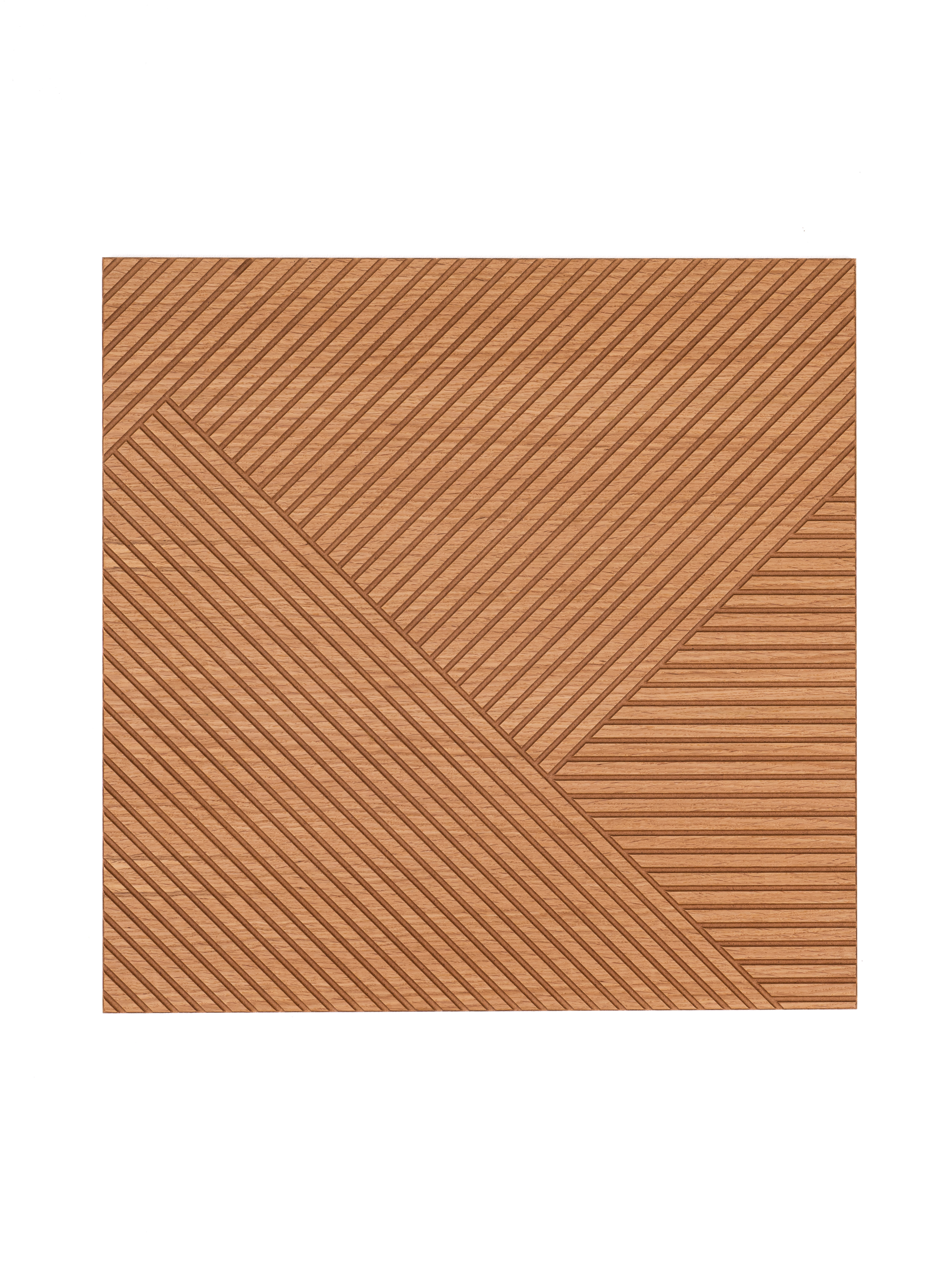 Изображение товара Панель 3D Alberodiarte Квадрат натуральный дуб 610x610мм 0.371м²
