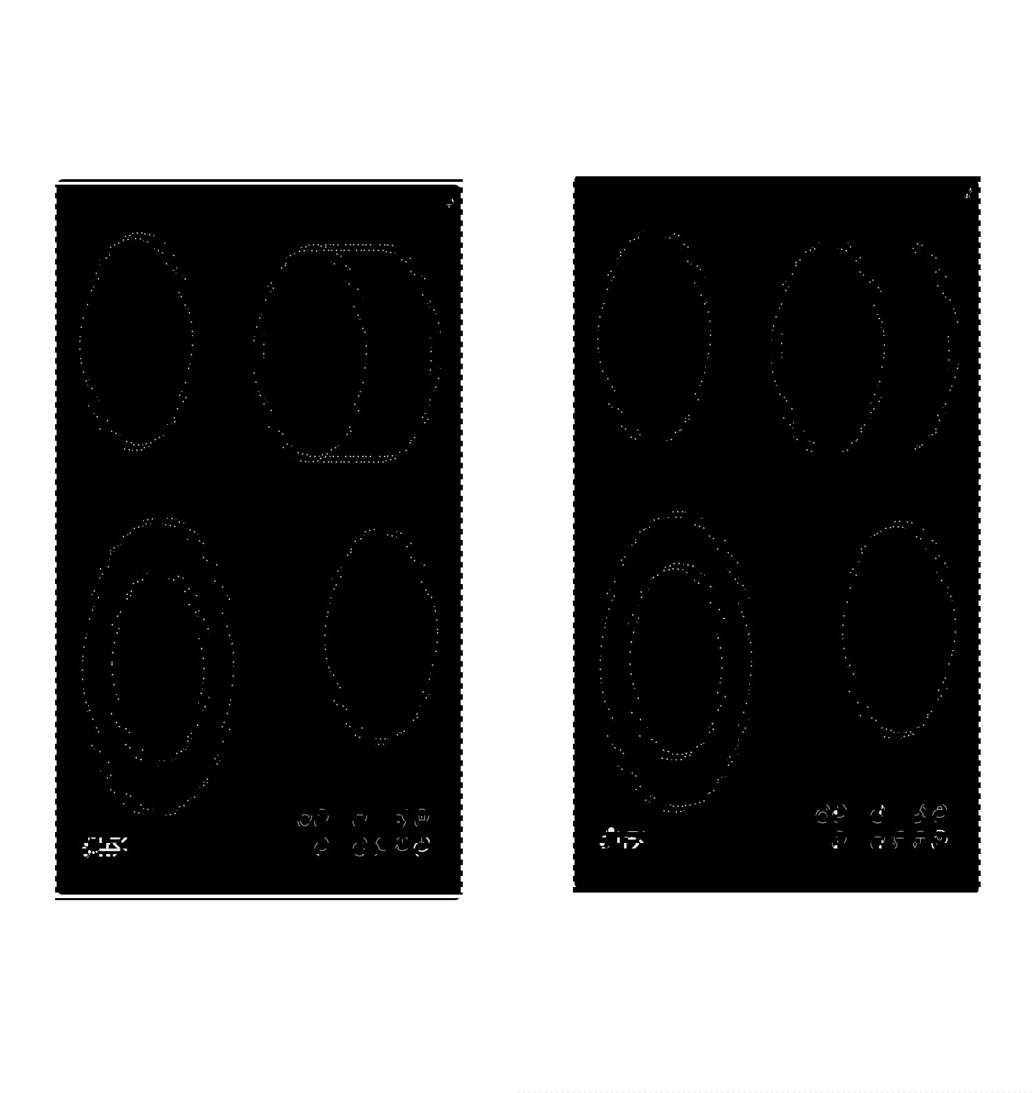 Изображение товара Электрическая варочная панель Lex 207850 EVH 642 BL 59 см 4 конфорки цвет черный