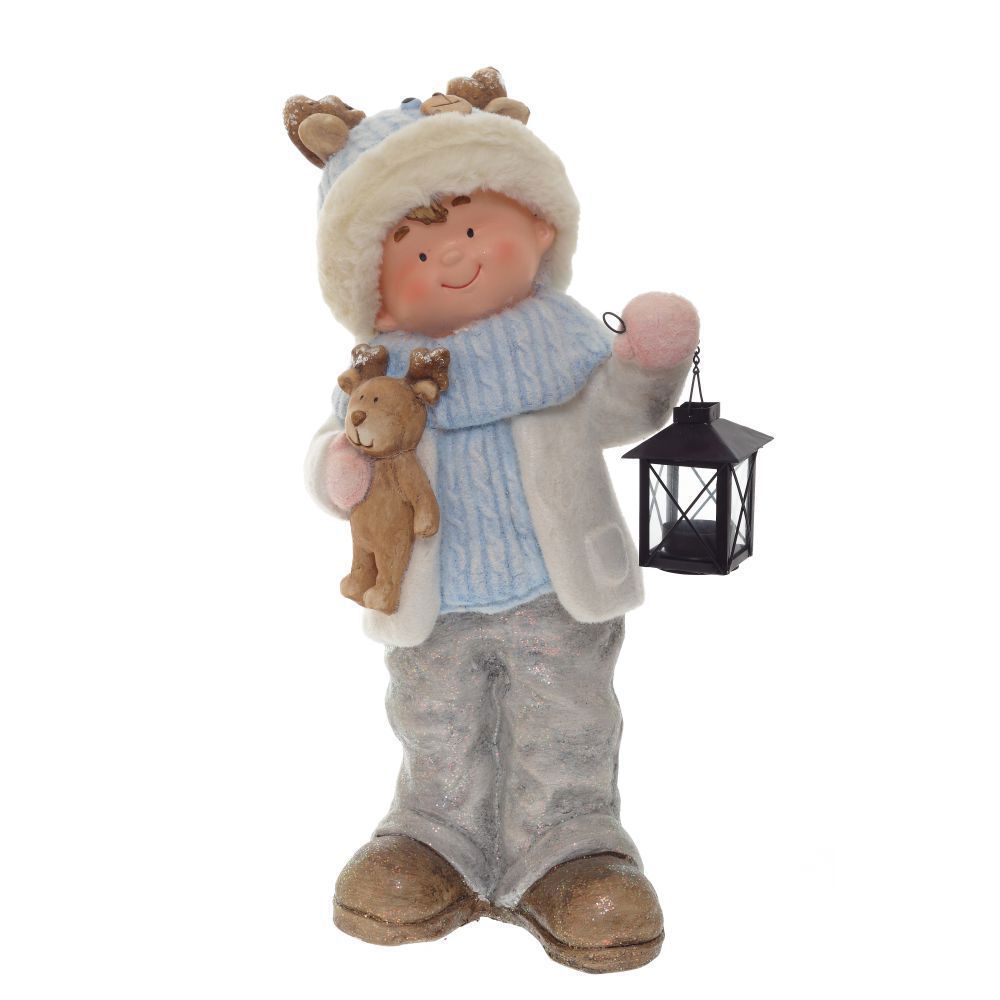 Изображение товара Новогоднее украшение Ребенок голубой размер 18.5x51.5x31 см