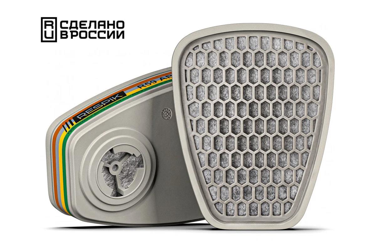 Изображение товара Фильтр для респиратора Respik R59 класс защиты АВЕК1 надежная защита воздуха