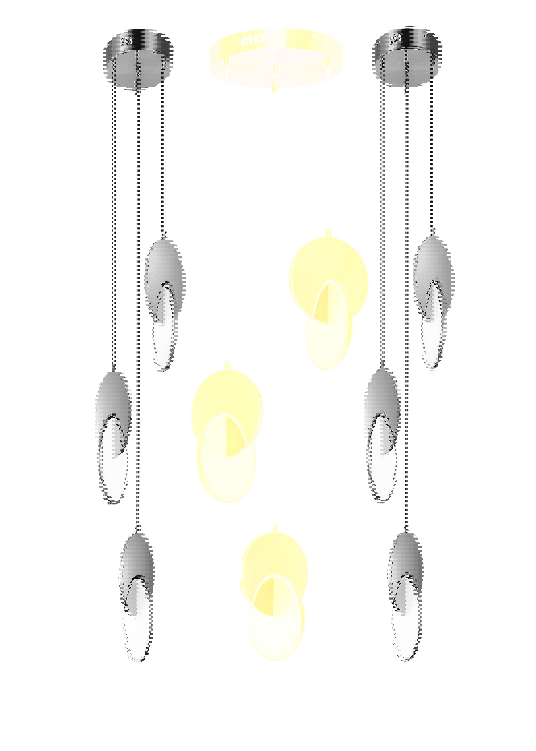 Изображение товара Настенно-потолочный светильник MODERLI Mesa V10513-PL 24 Вт золото белый для 25 м²