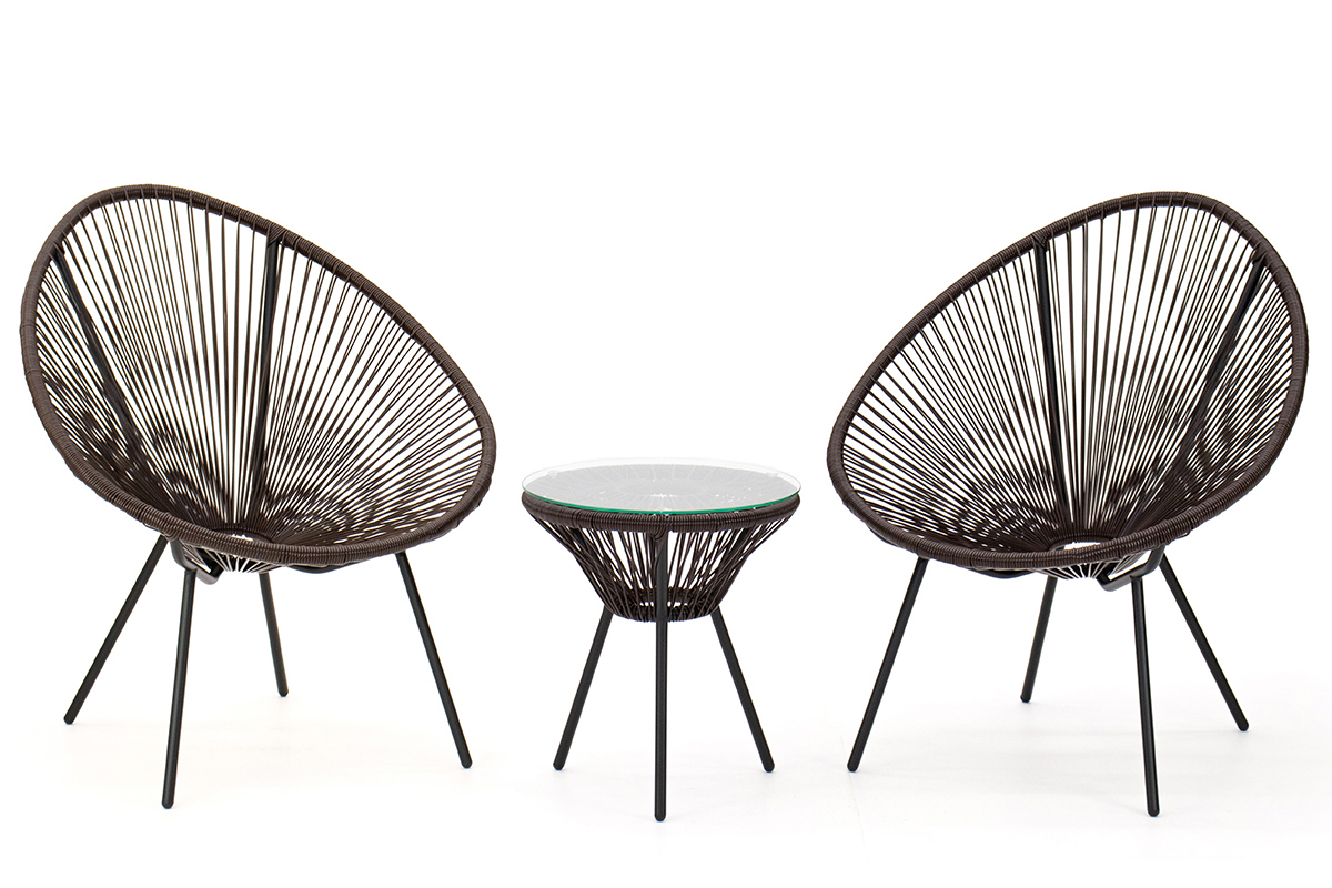 Изображение товара Набор садовой мебели для отдыха Kornera Акапулько 2х из искусственного ротанга