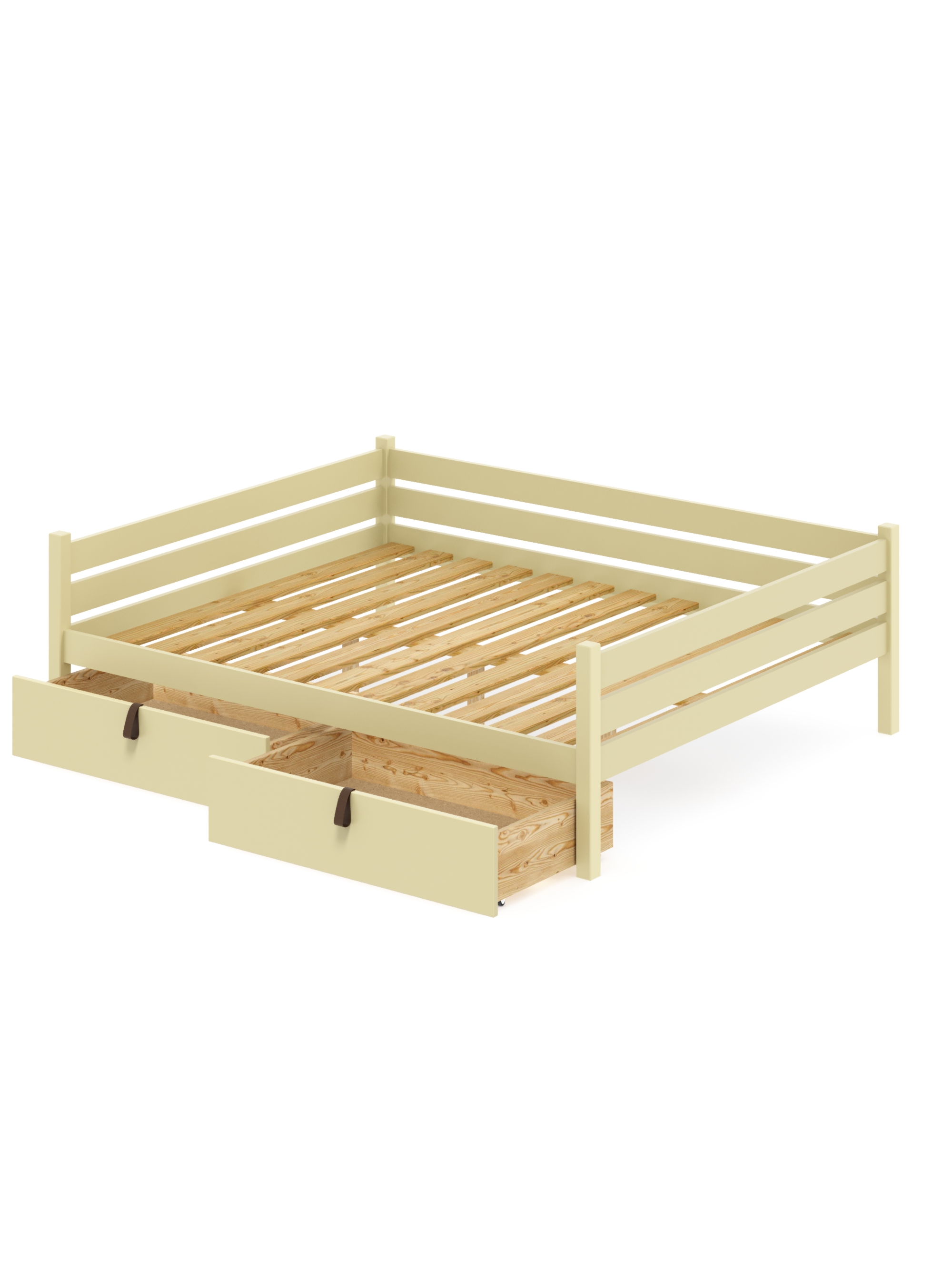 Изображение товара Кровать Solarius Tahta160-170van-2yash 170 x 63 x 180 см сосна цвет бежевый