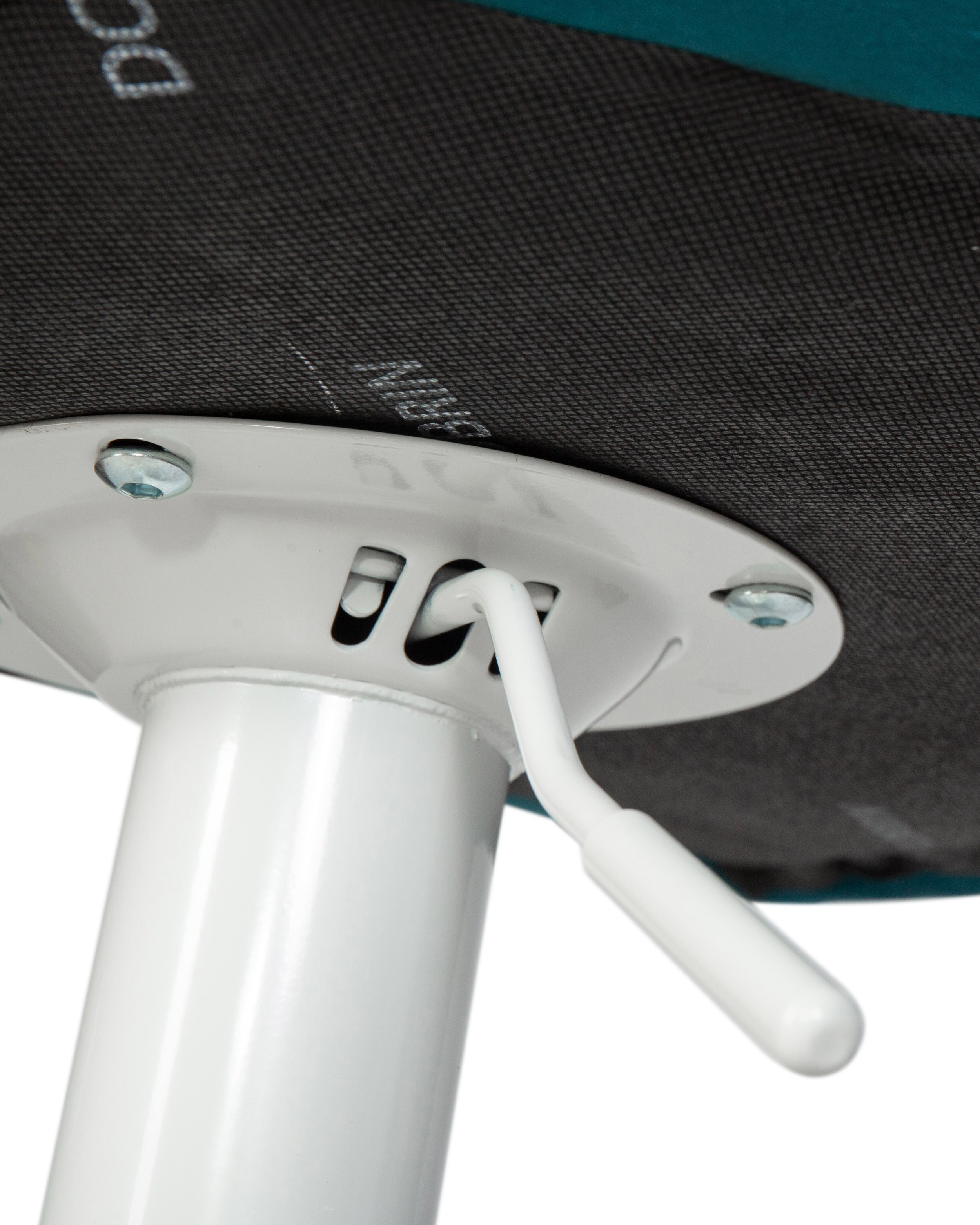 Изображение товара Барный стул Dobrin Tailor White LM 47x113x49 см велюр цвет бирюзовый