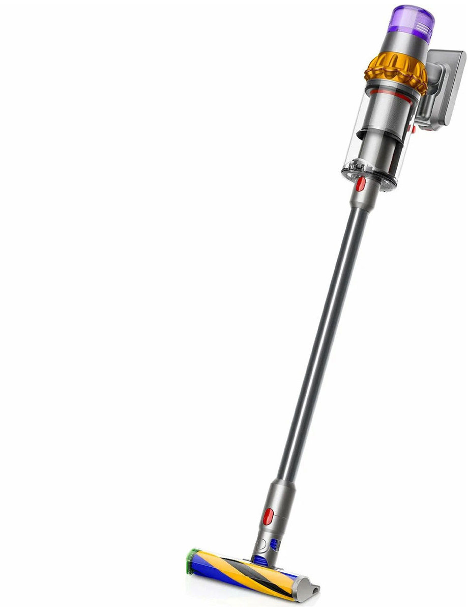Изображение товара Вертикальный пылесос Dyson V15 DT SV47 Yel/Nickel Vacc EU мощность 600 Вт длит-льность 1 ч
