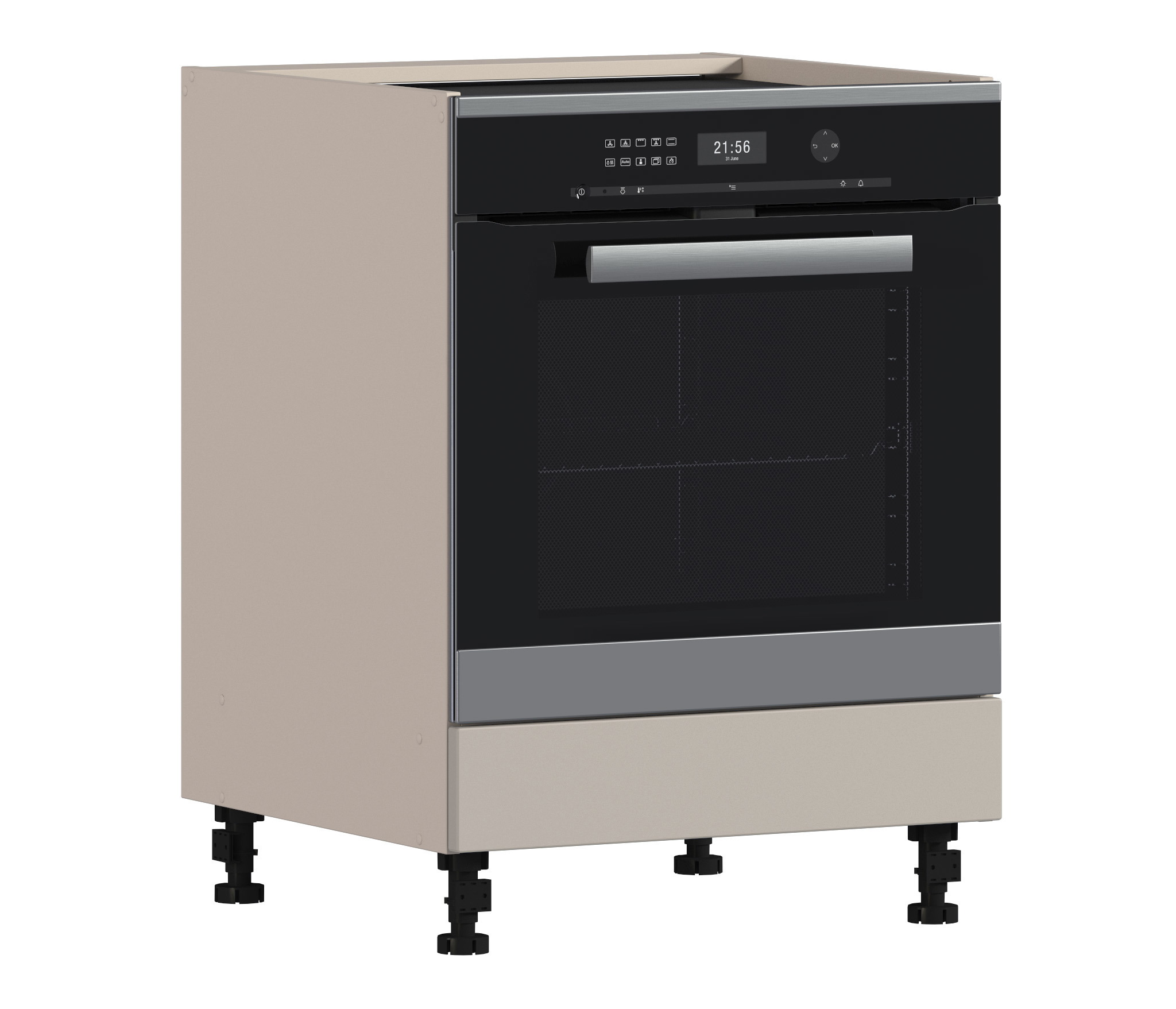 Изображение товара Напольный шкаф Регина 60 см со ящиком бежевый МДФ ЛДСП Россия