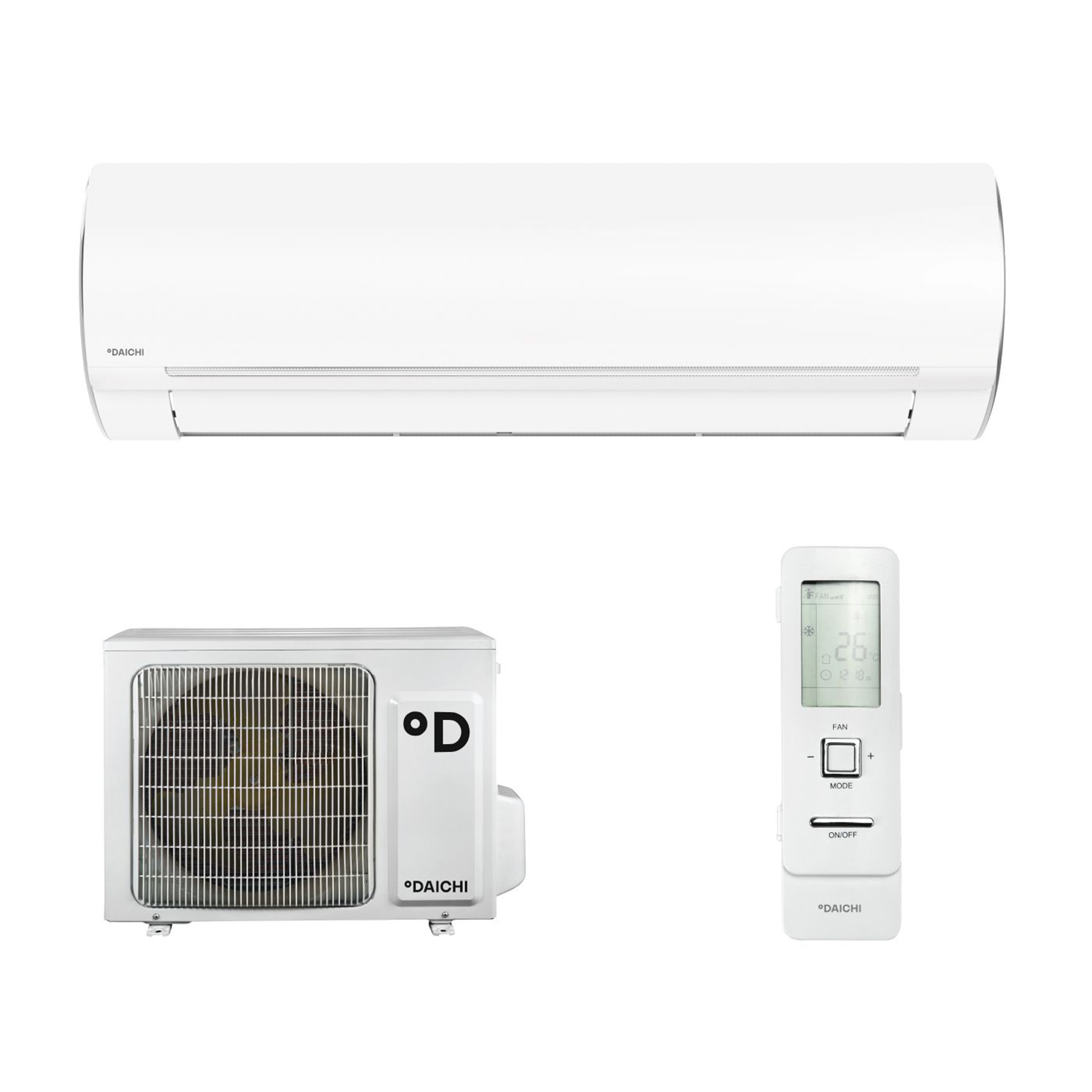Изображение товара Сплит-система инверторная Daichi EVO50AVQS1R/EVO50FVS1R 18K BTU охлаждение/обогрев с Wi Fi