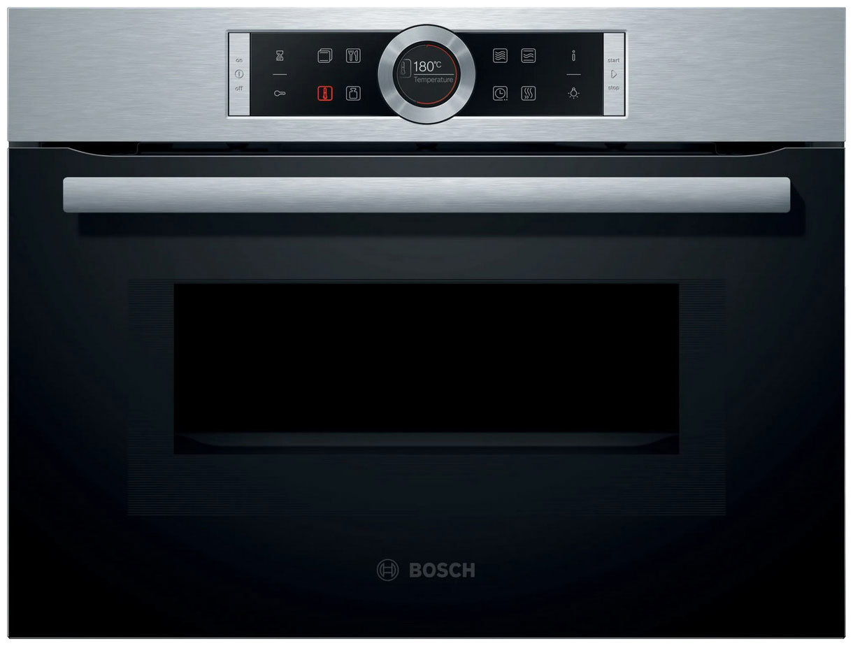 Изображение товара Встраиваемый духовной шкаф Bosch Cmg633Bs1 45 л нержавеющая сталь