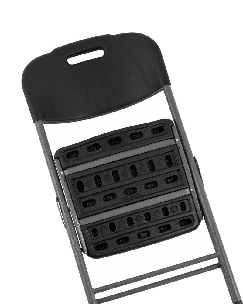 Изображение товара Стул складной Кейт D25 черный 47x87x58 см пластиковый металлический современный