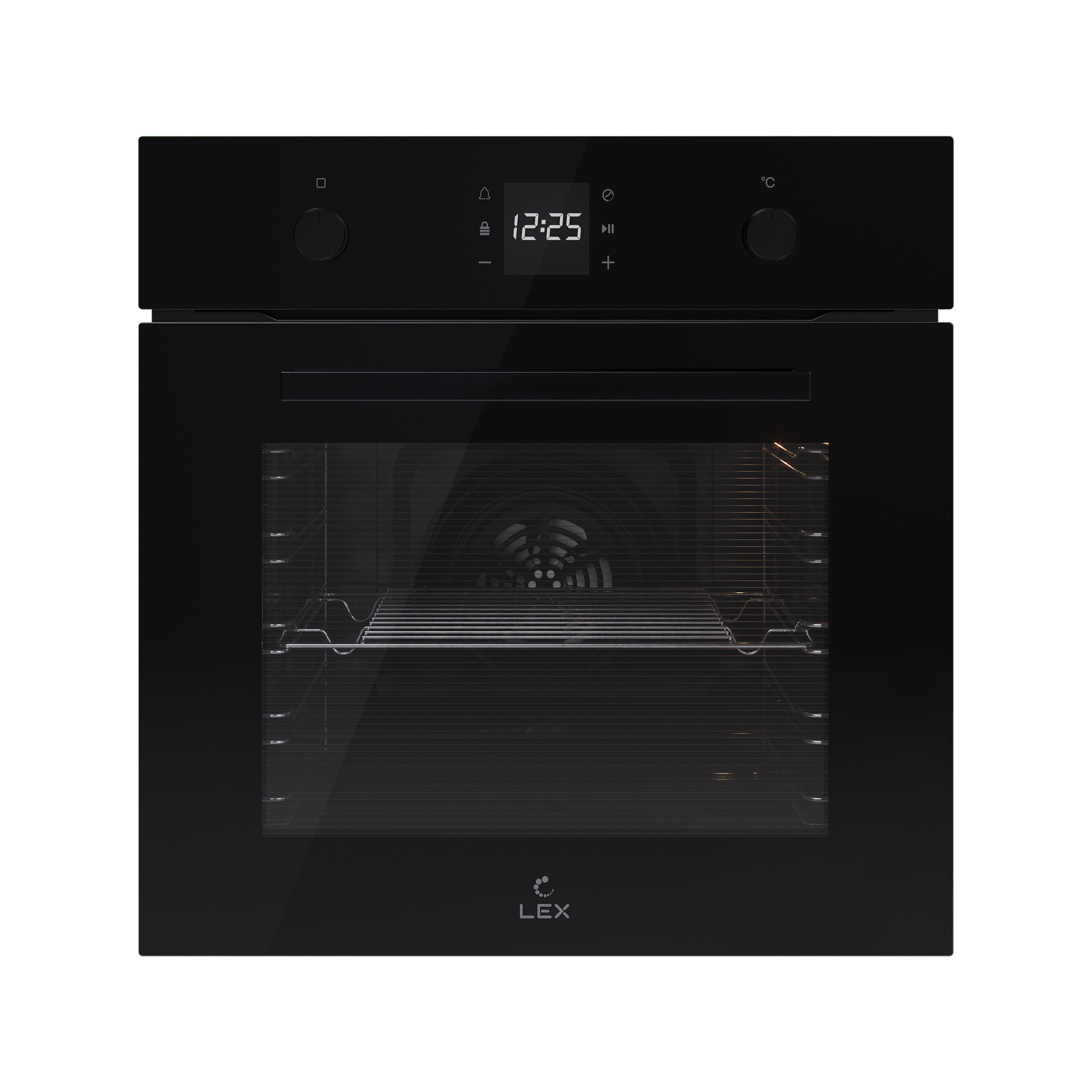 Изображение товара Встраиваемый духовой шкаф Lex EDP 094 BBL 59.5х59.5х53 см цвет черный
