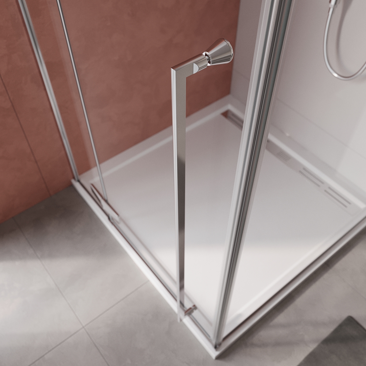 Изображение товара Душевой уголок Cezares LINER LINER-AH-1-120/90-C-Cr-L прямоугольный 120x90см серебристый блеск профиль эффект стекла прозрачный