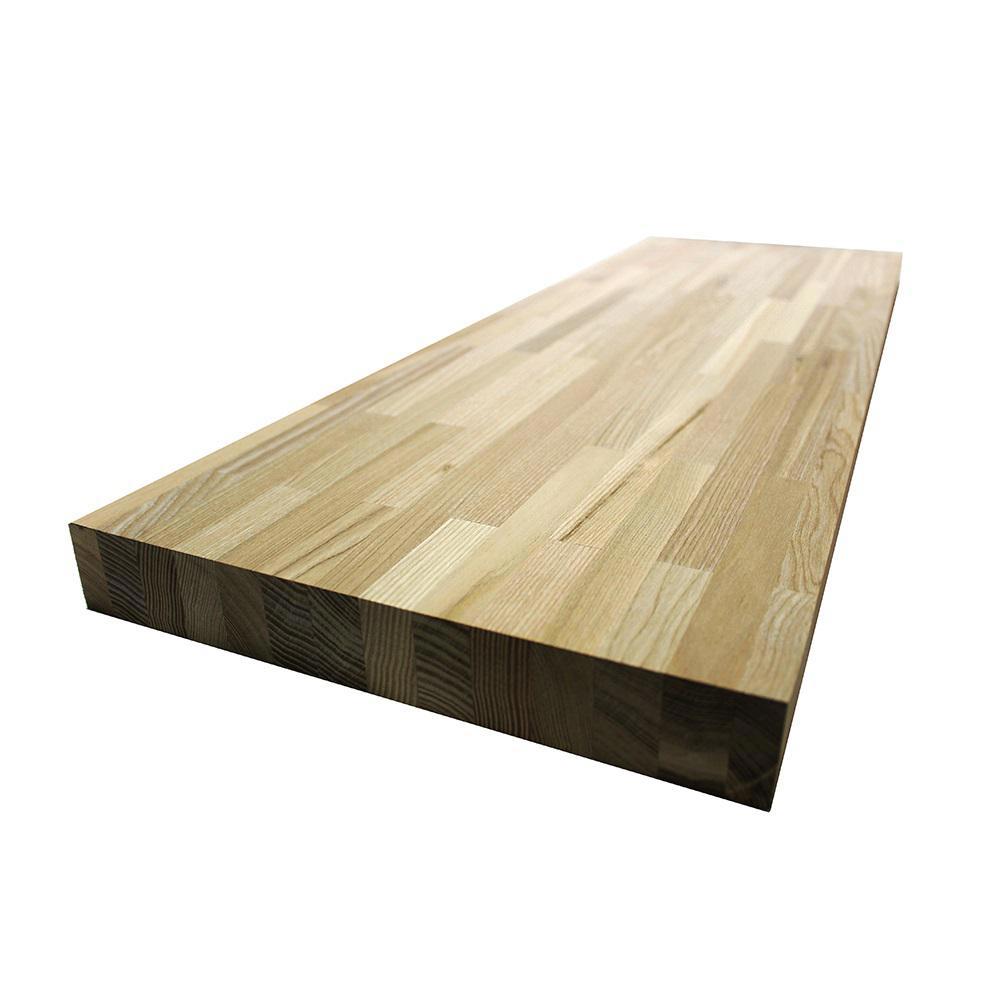 Изображение товара Подоконник BIG HOUSE Ясень Дерево 1100x200x30 без покрытия