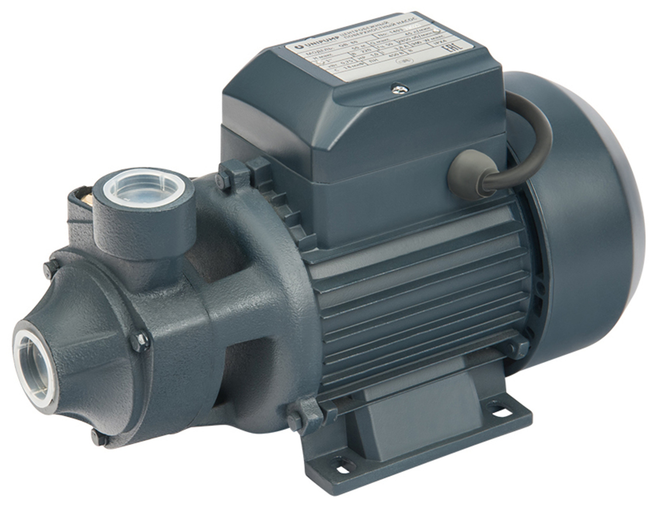 Изображение товара Насос садовый поверхностный Unipump QB 60 расход 1800 л/ч Изображение товара Насос садовый поверхностный Unipump QB 60 расход 1800 л/ч