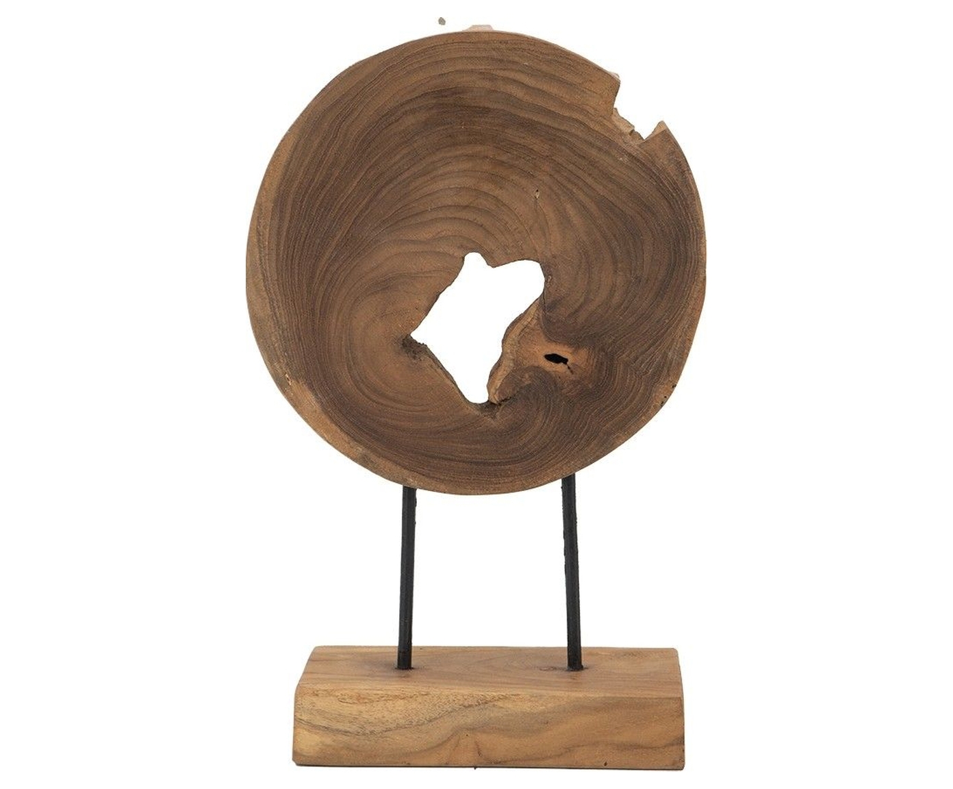 Изображение товара Декор Гласар 70634 — тиковое дерево, коричневый, 35x12 см