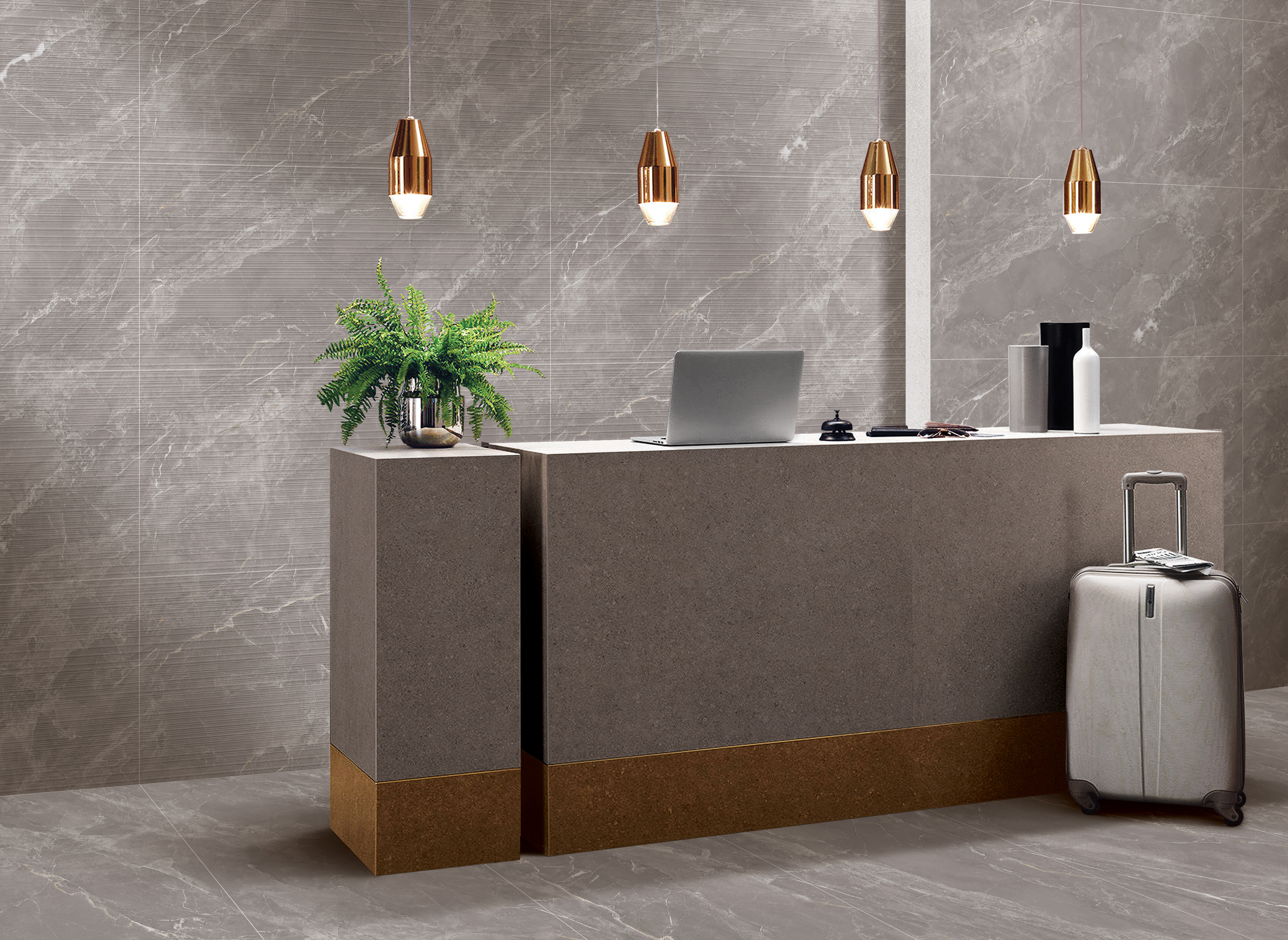 Изображение товара Керамогранит Lumina Grey Endless Decor DG CV 60x120 см серый имитация камня