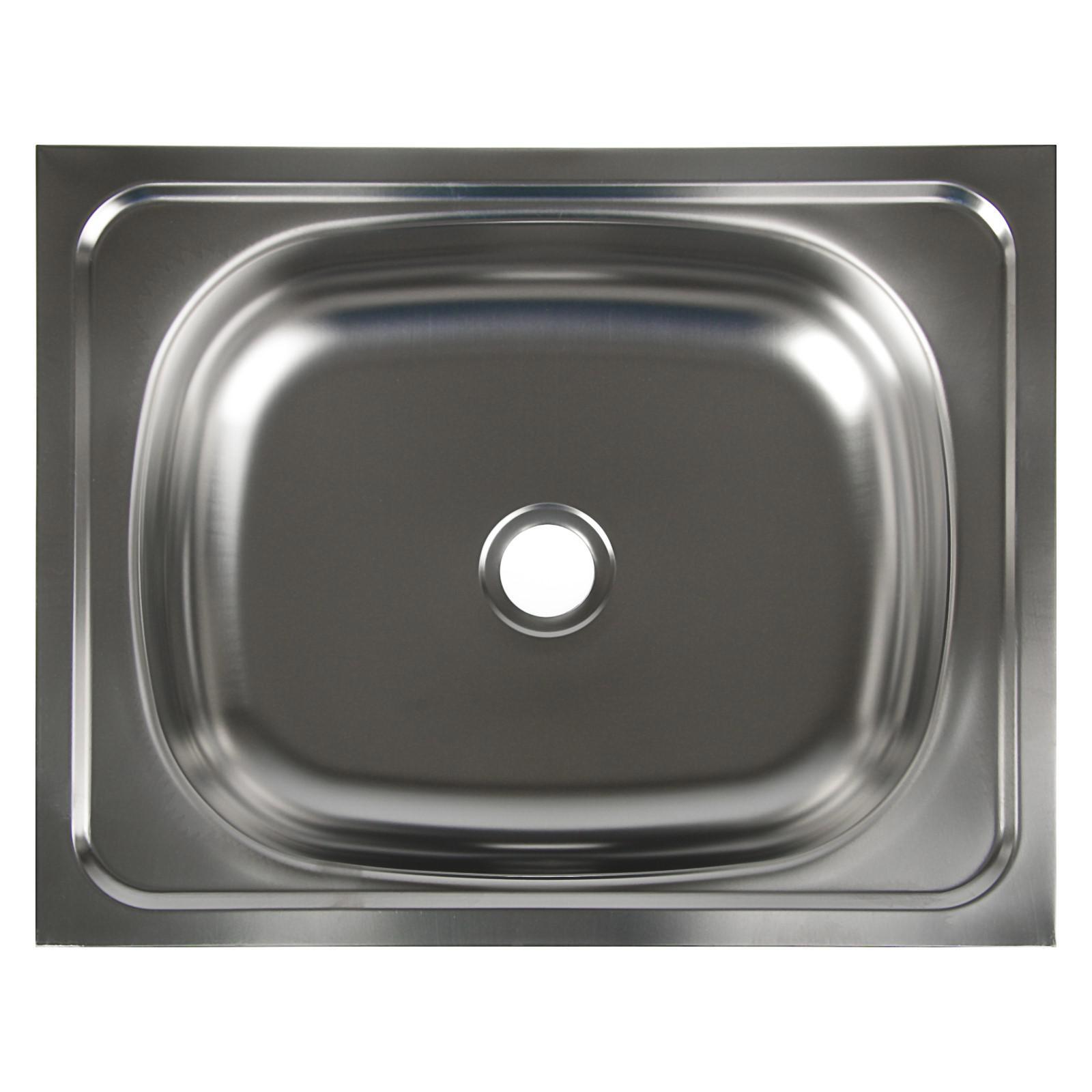 Изображение товара Накладная мойка Владикс 3890632 50x40x13 см нержавеющая сталь цвет металлик