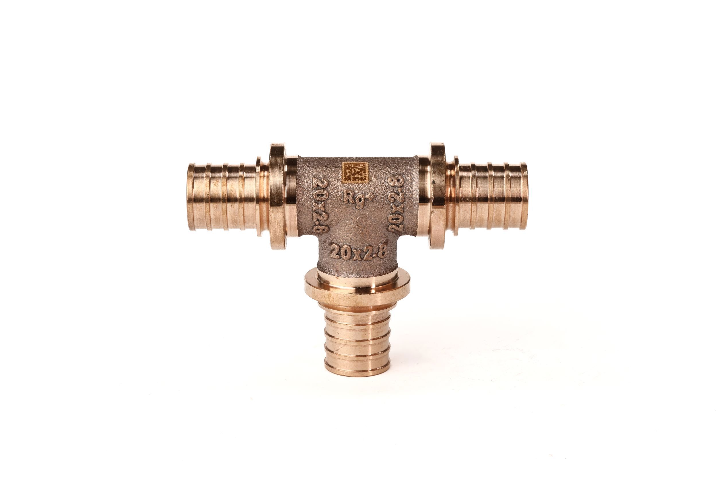 Изображение товара Тройник бронза 20x20x20 мм Рехау для систем водоснабжения и отопления