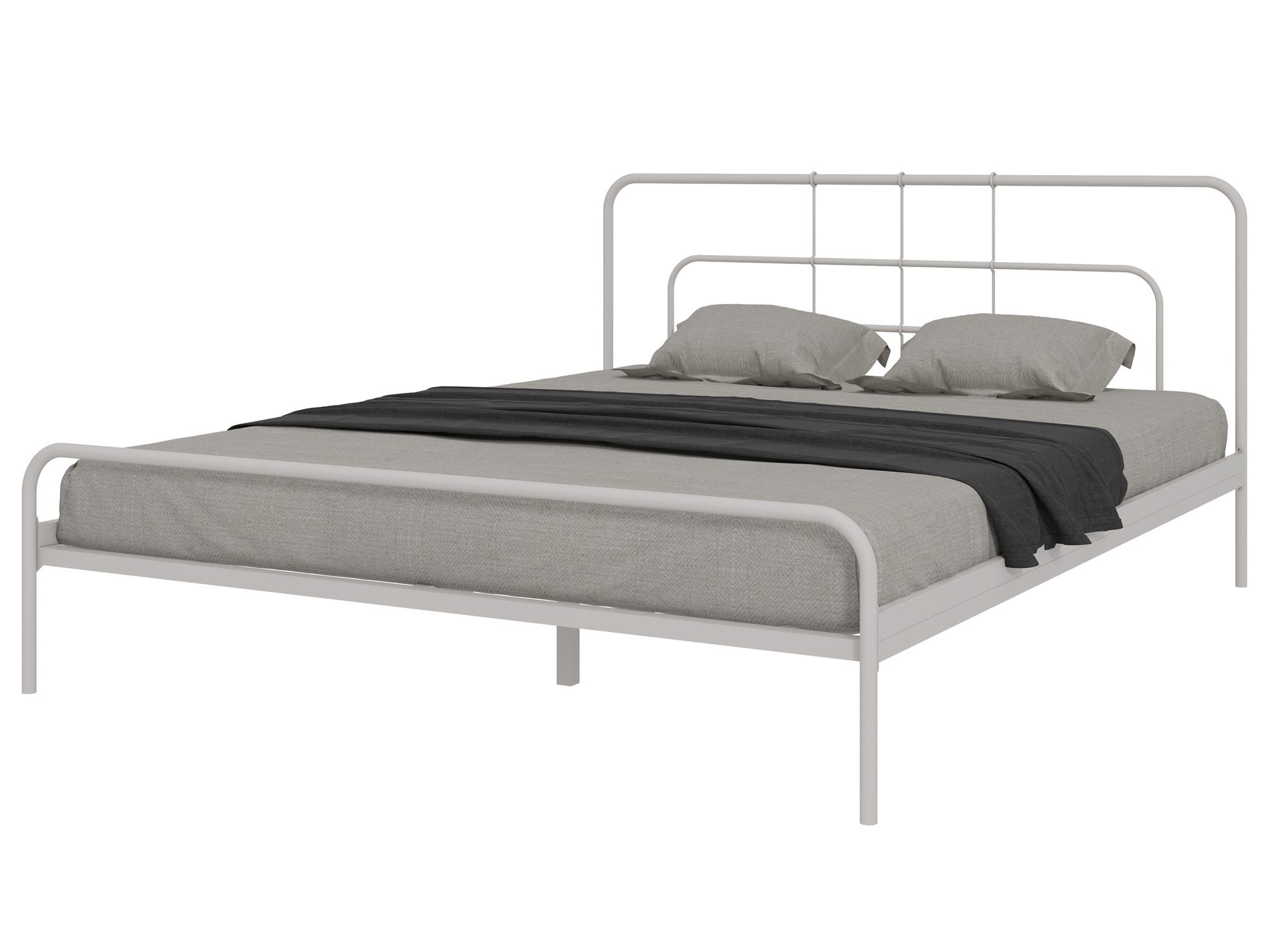 Изображение товара Кровать Форвард-мебель Модена 147x90x204 см металл цвет белый