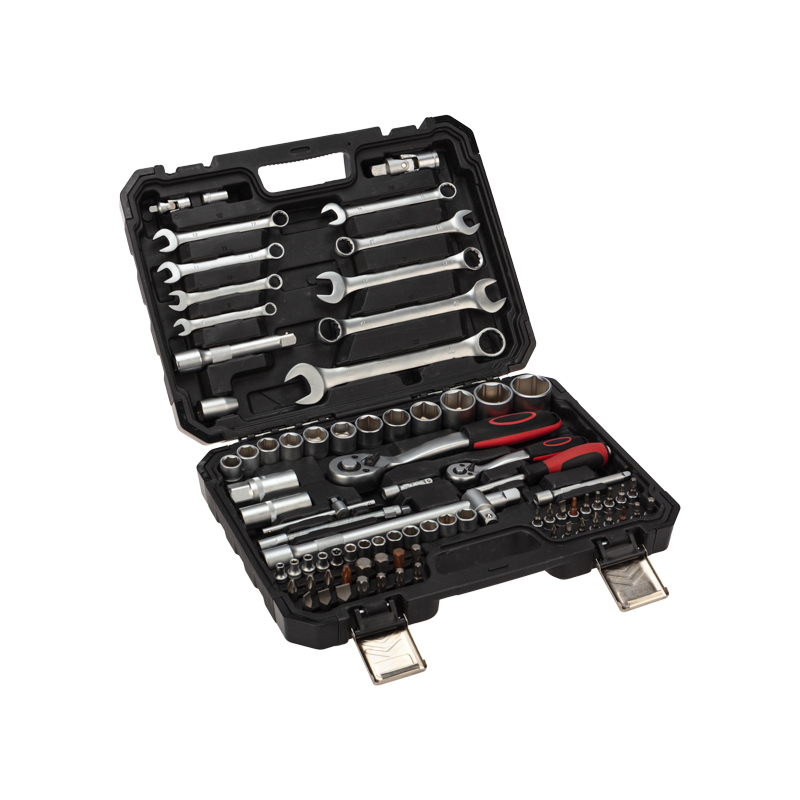 Изображение товара Набор инструментов KRANZ KR-66-6682 на 82 предмета в кейсе