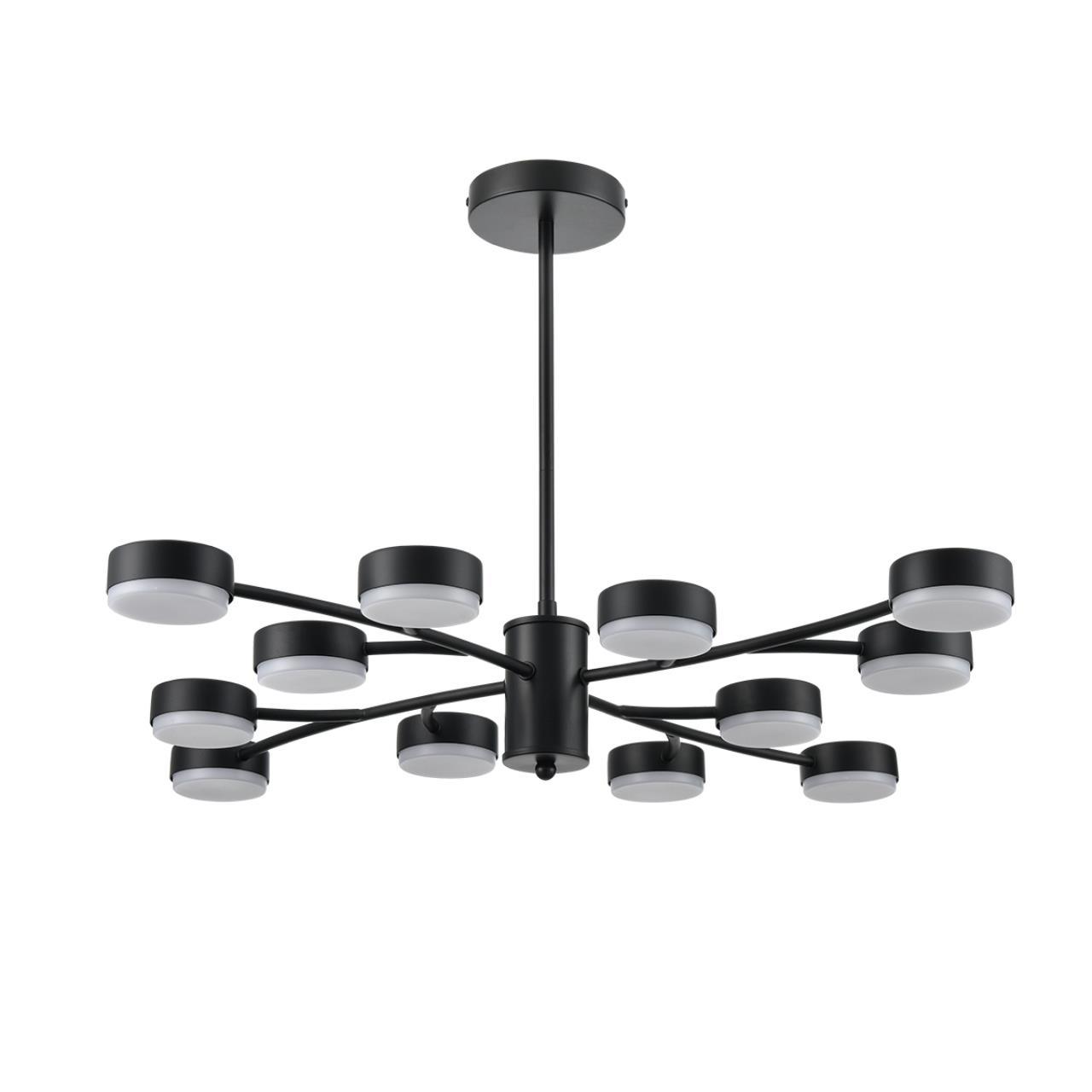Изображение товара Люстра на штанге светодиодная Lumion Comfi 8117/12 16 м² нейтральный белый свет цвет черный