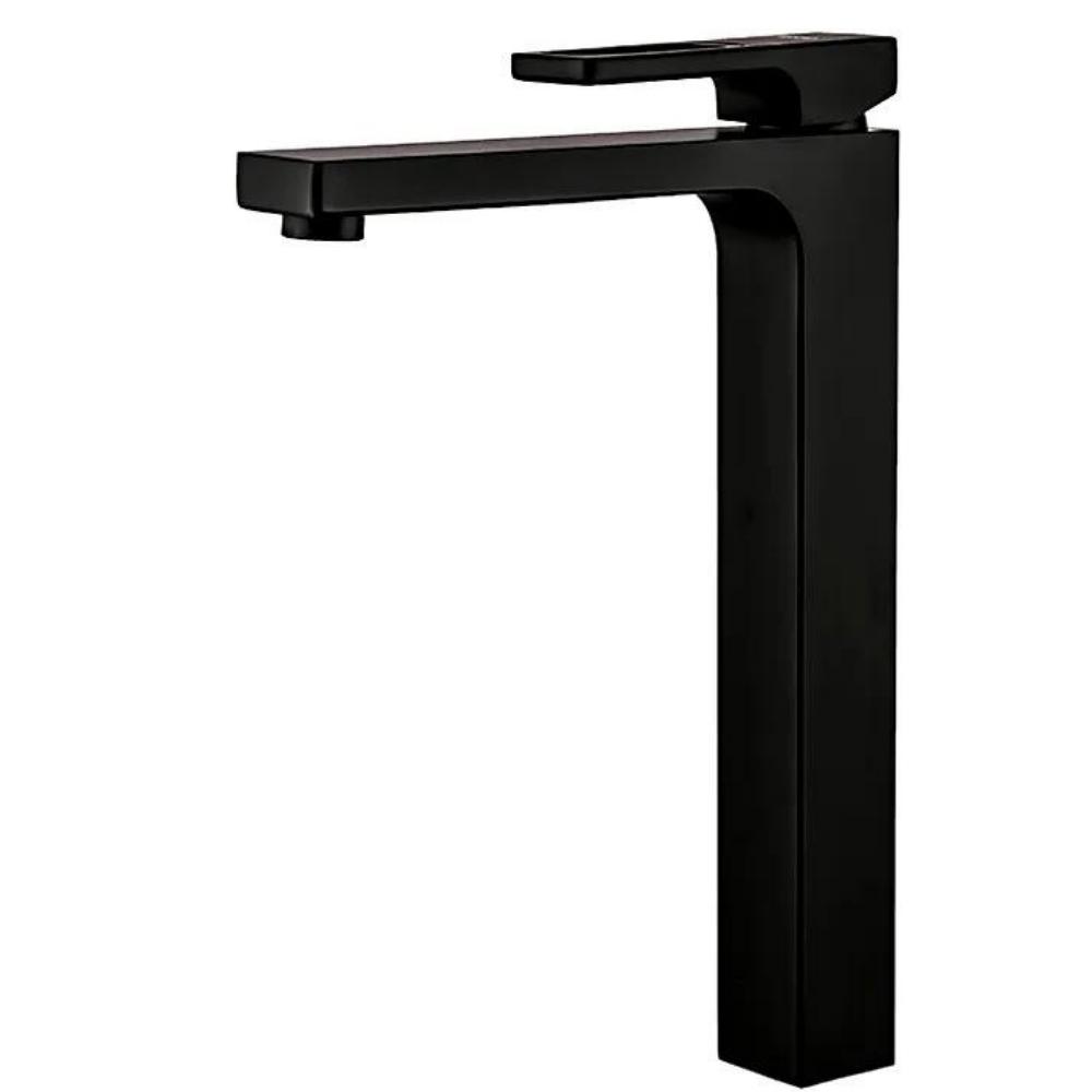 Изображение товара Смеситель для раковины Gappo G1017-62 черный глянцевый рычажный с керамическим картриджем