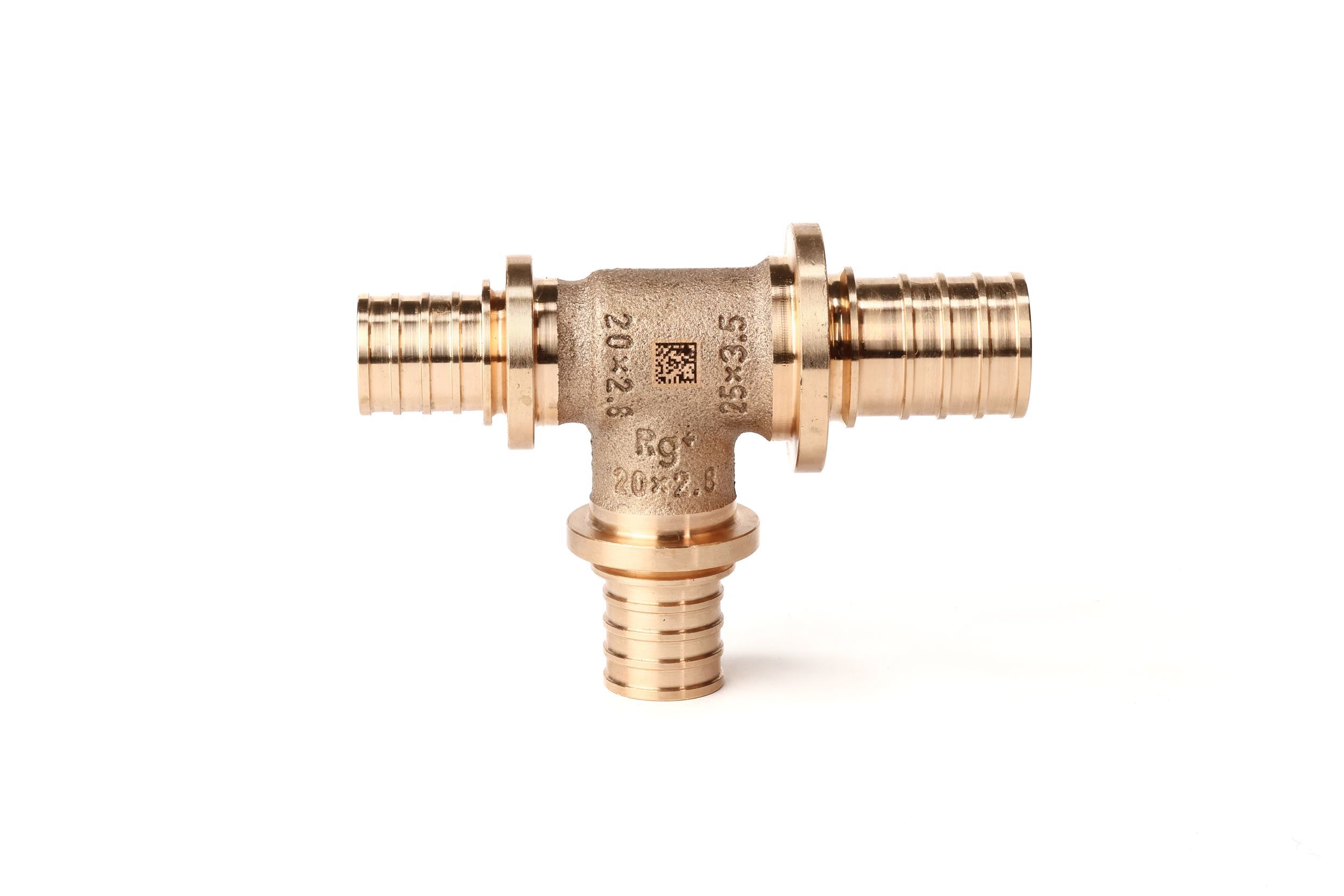 Изображение товара Тройник переходной бронза 25х20x20 мм Рехау для водоснабжения и отопления