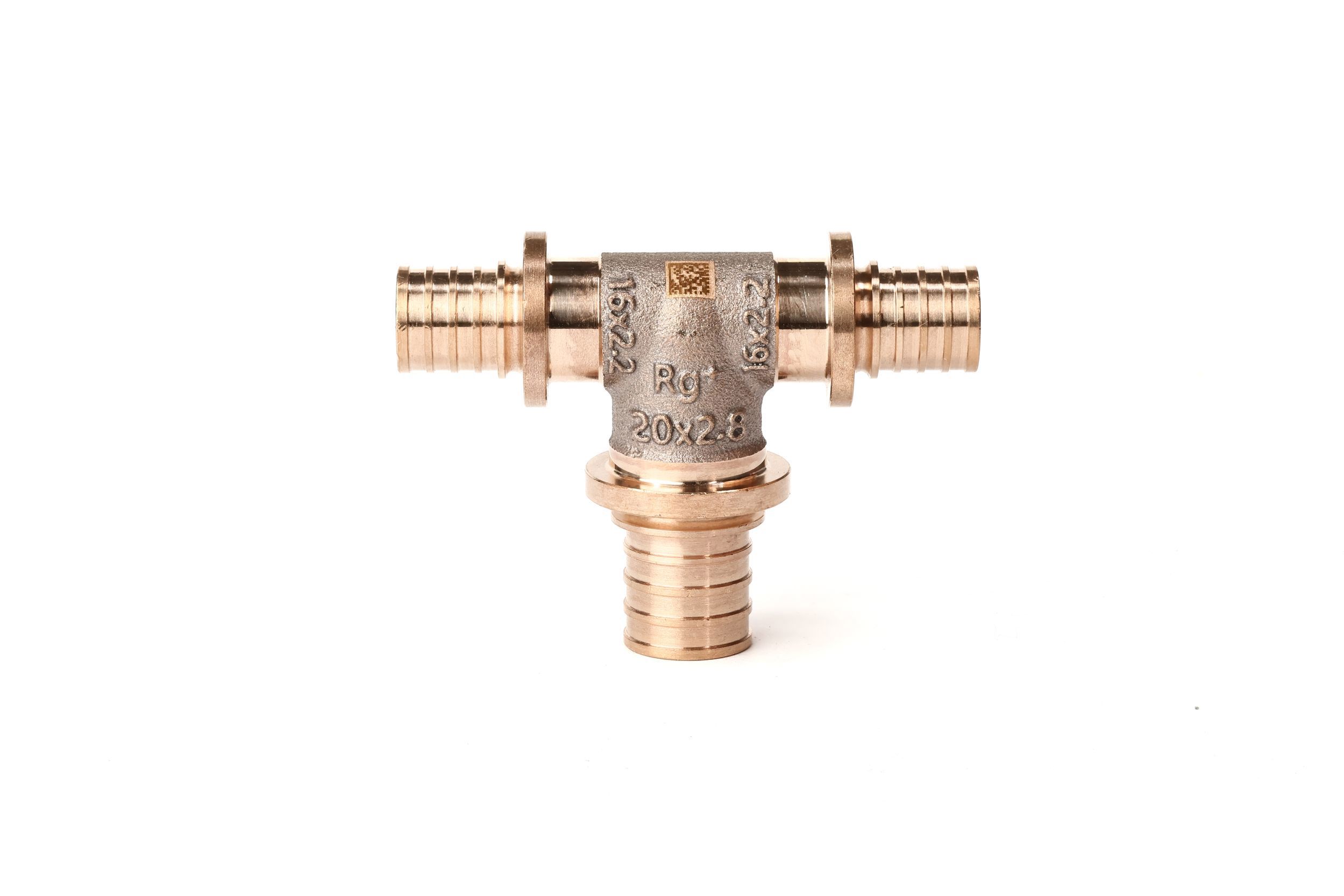 Изображение товара Тройник переходной Рехау 16x20x16 мм бронза для систем водоснабжения и отопления