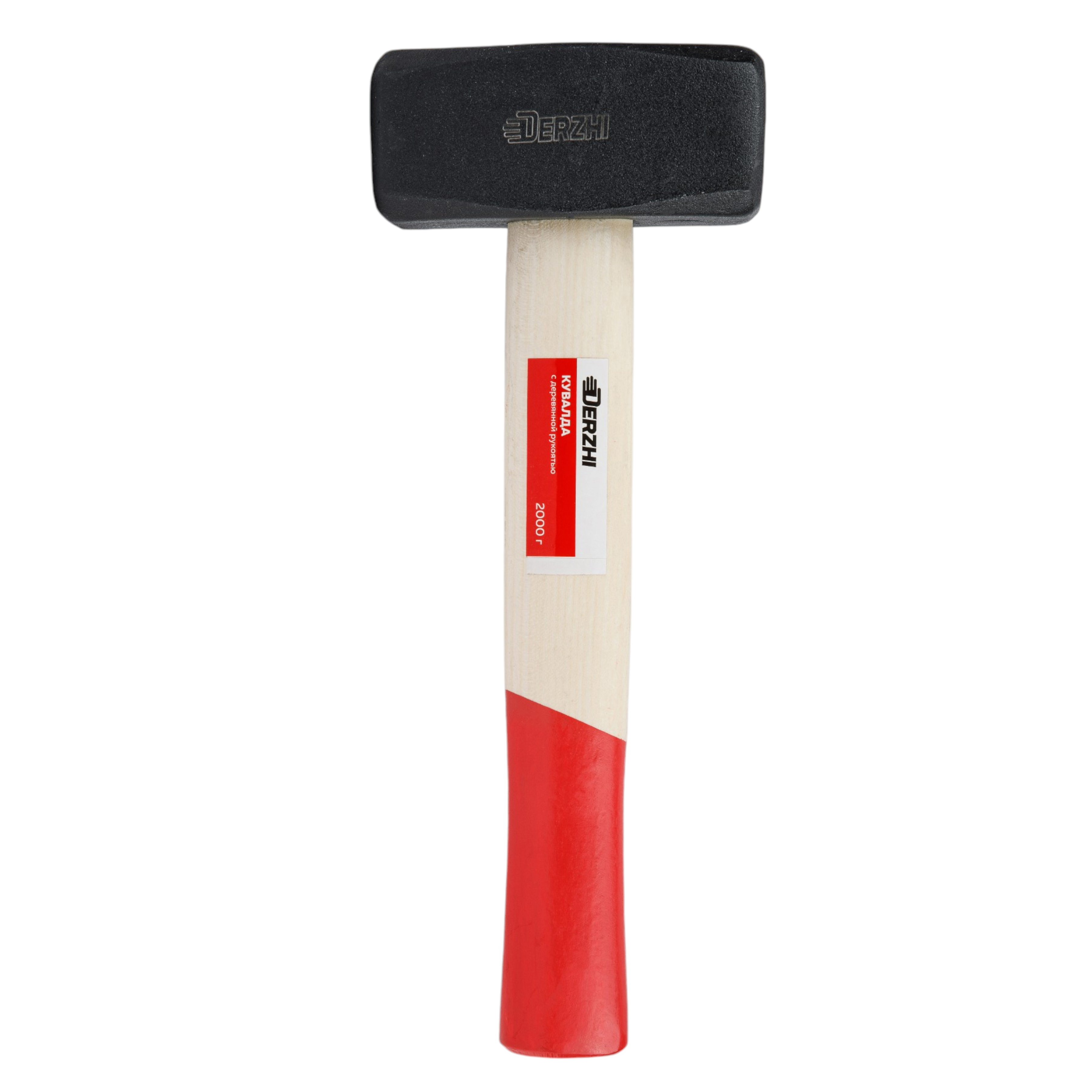 Изображение товара Кувалда Derzhi 8803-200 с деревянной рукояткой 2000 г, высокое качество и прочность