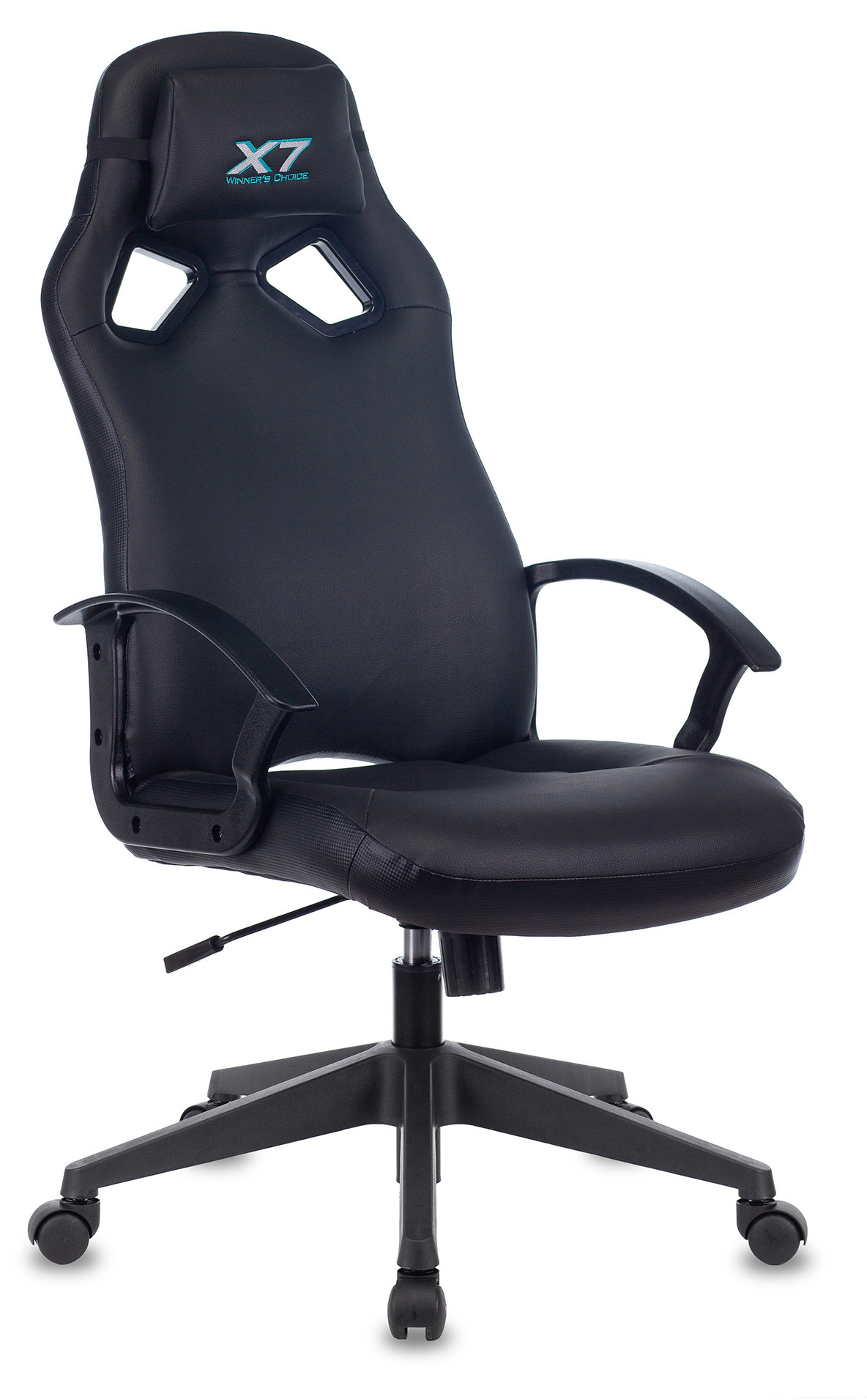 Изображение товара Игровое кресло A4tech X7 GG-1000B 58x113x51 см эко кожа цвет черный Изображение товара Игровое кресло A4tech X7 GG-1000B 58x113x51 см эко кожа цвет черный