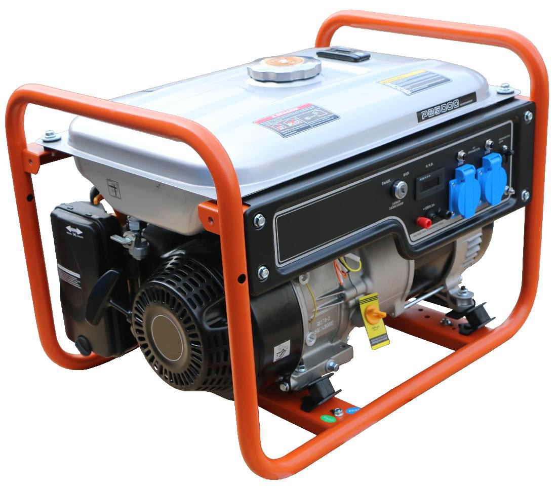 Изображение товара Генератор бензиновый Evoline PB 5000 мощностью 3.6 кВт