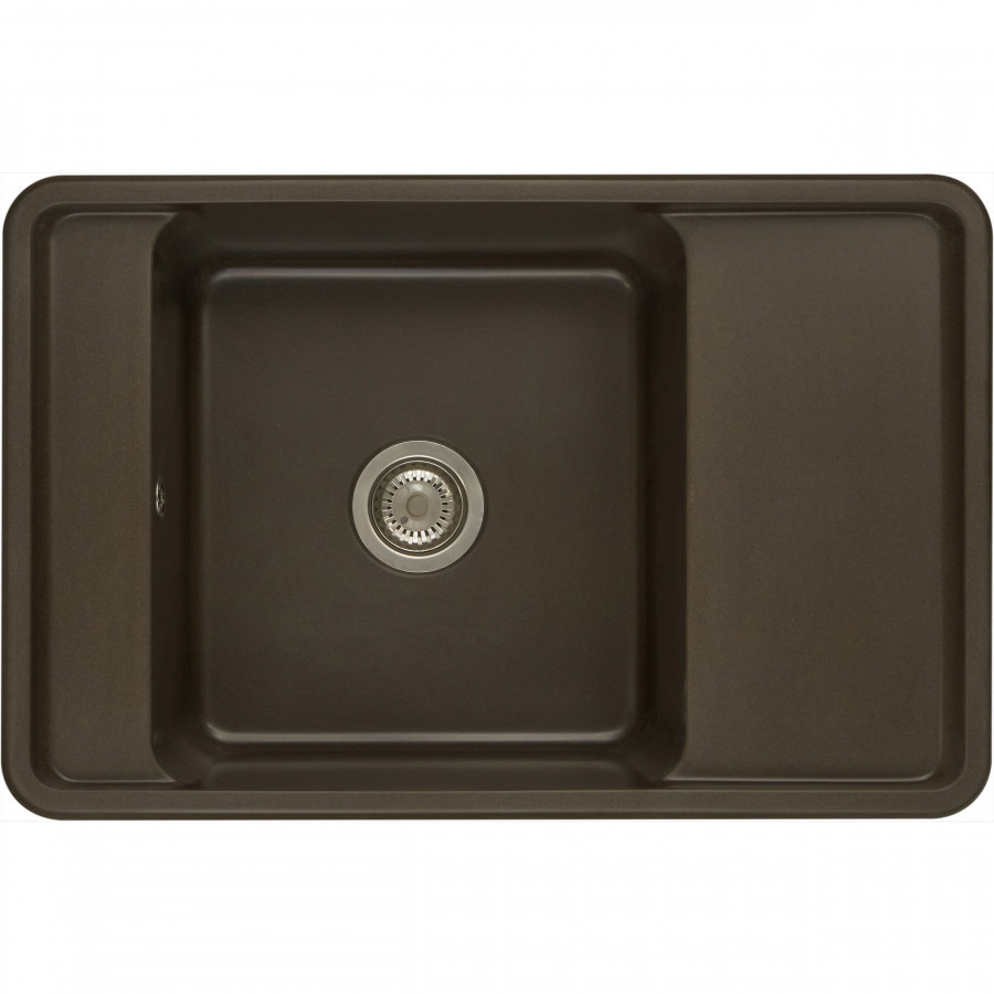 Изображение товара AQUATON Беллис 78x51 см — глубокая раковина из литого мрамора, коричневый