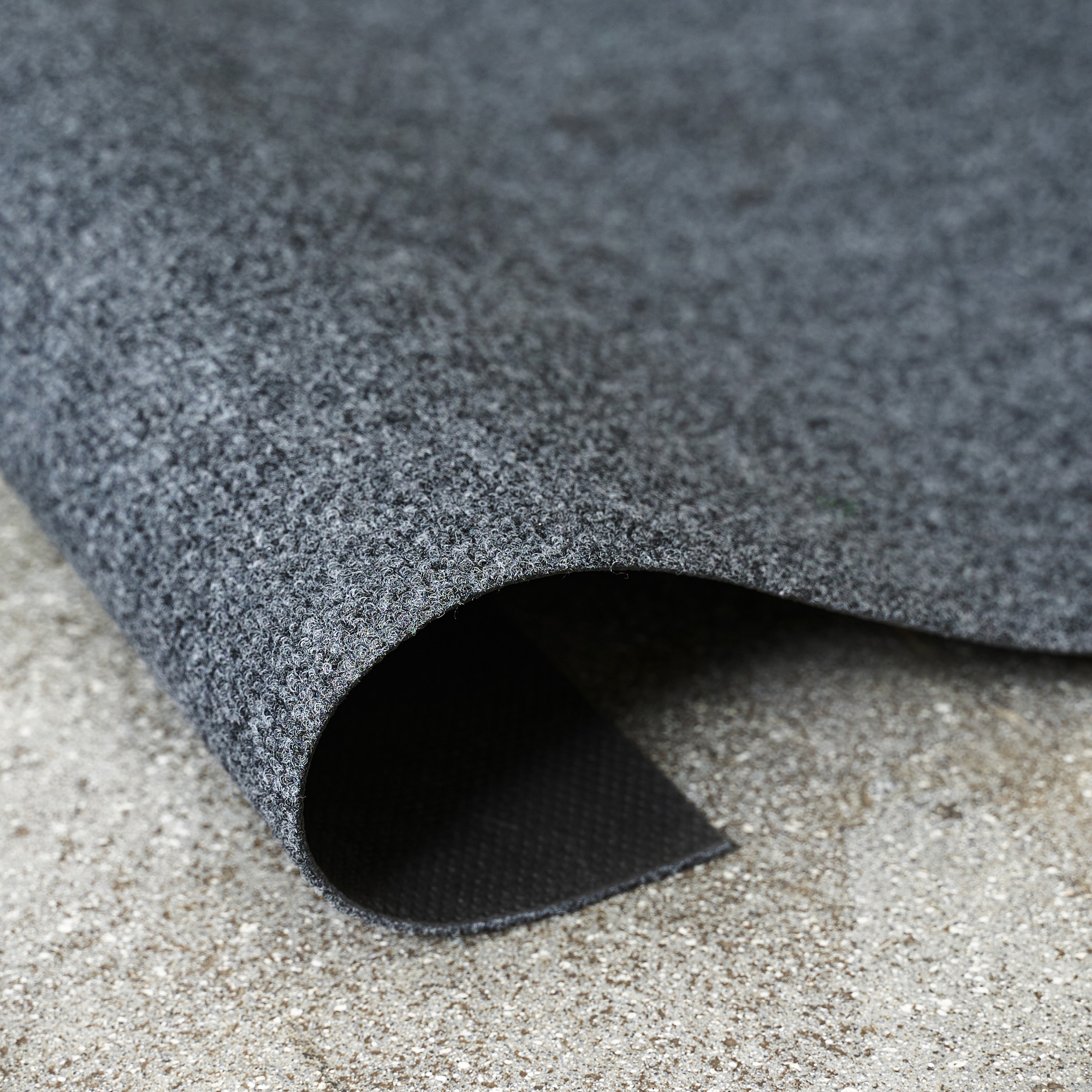 Изображение товара Ковровое покрытие Dessert 74 2x2.5 м серое иглопробивной ковролин на резиновой основе