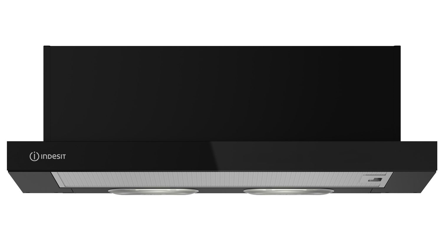Изображение товара Встраиваемая вытяжка Indesit INT 62HR BL 60 см черный с LED подсветкой