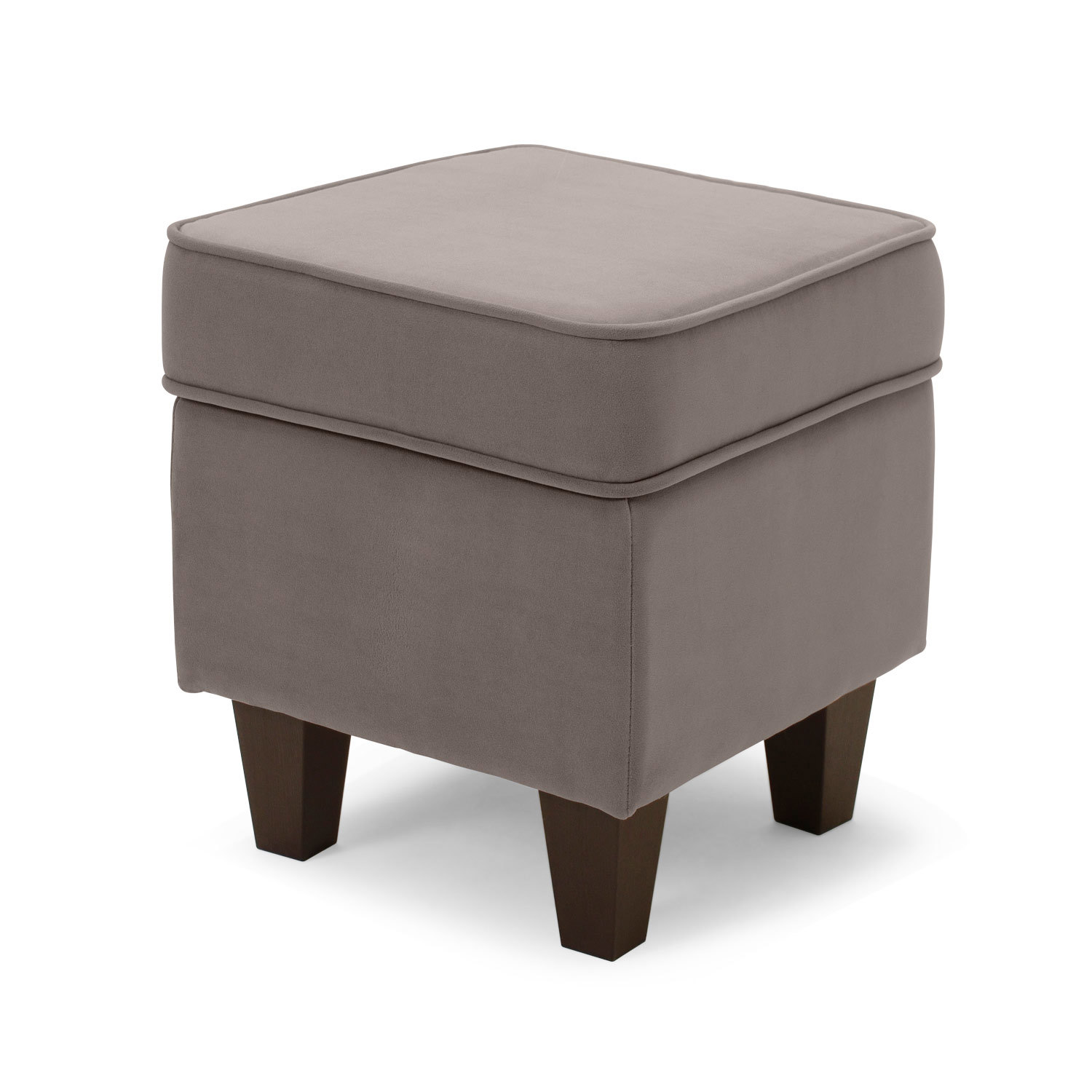 Изображение товара Пуф Норта Lori Vivaldi 05 велюр коричневый 43x40 см для прихожей и гостиной