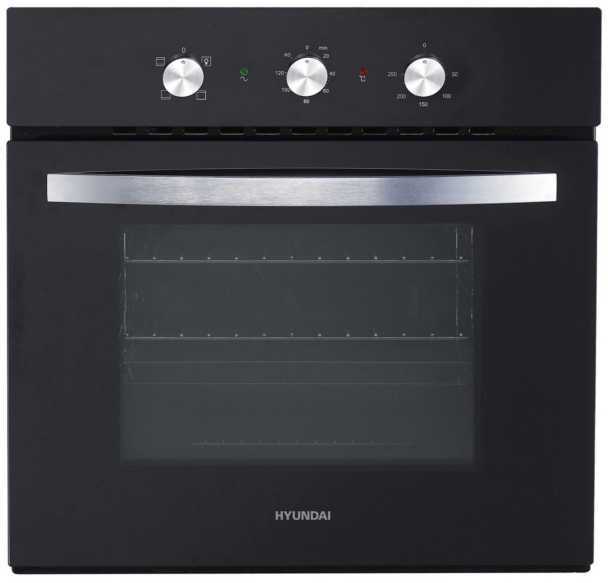 Изображение товара Встраиваемый духовой шкаф Hyundai Heo 6630 Bg 59.50x59x52 см цвет черный