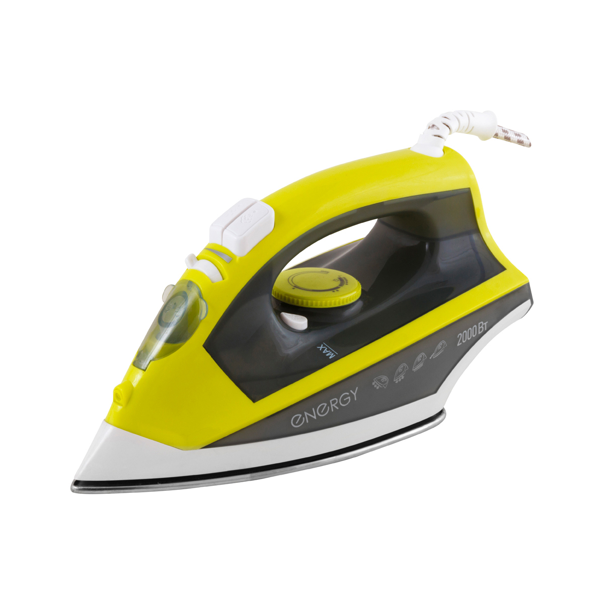Изображение товара Утюг Energy EN-328 2000 Вт стальная подошва вертикальный пар