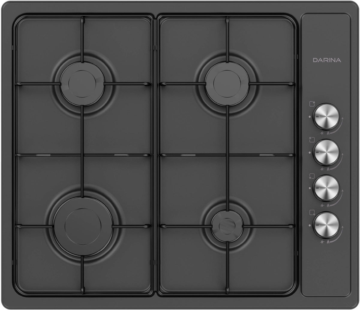 Изображение товара Газовая варочная панель Darina T1 BGM 341 11 At 59 см 4 конфорки цвет антрацит 223809