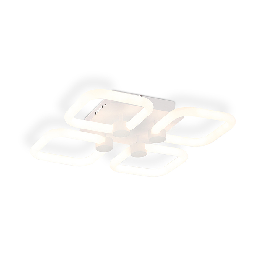Изображение товара Люстра потолочная светодиодная Ambrella light FA3819 12 м² пульт управление белый